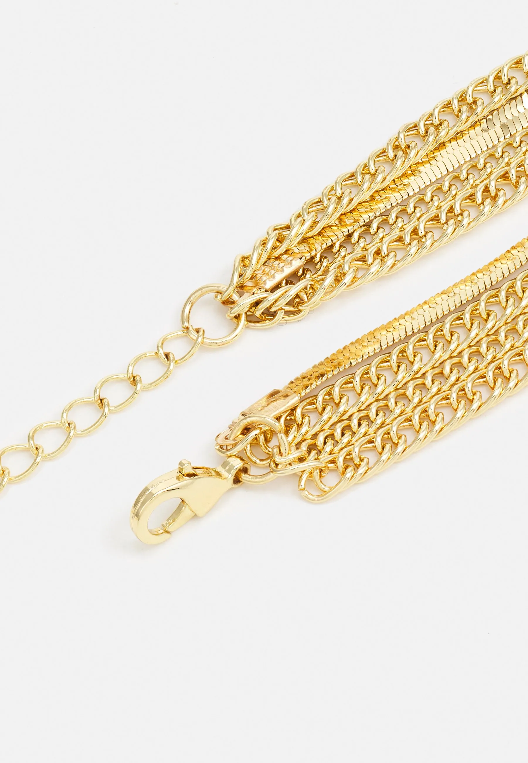 FLAT LAYERING NECKLACE UNISEX - Collana