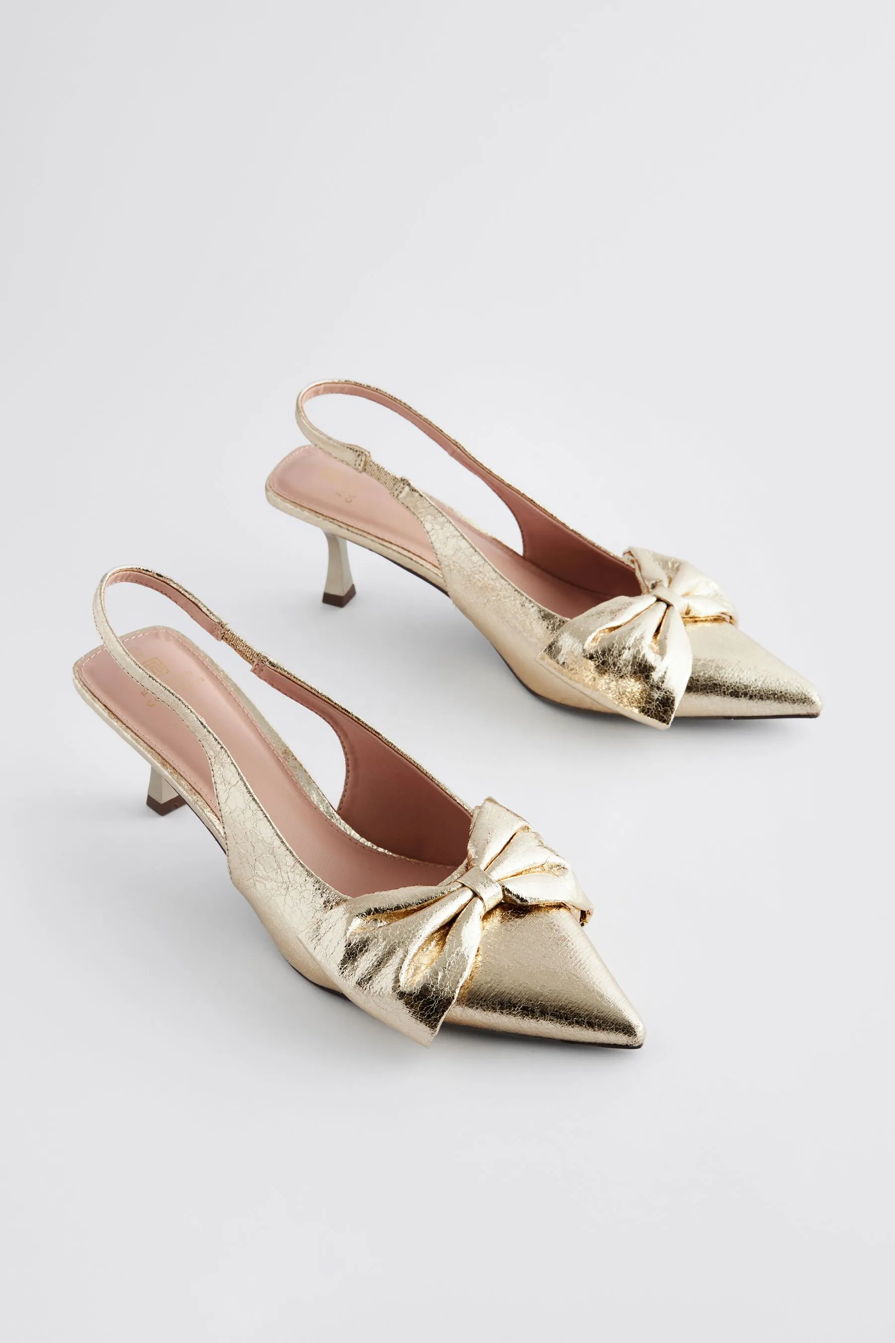 Forever Comfort® - Fiocco - Scarpe con tacco a rocchetto e cinturino posteriore