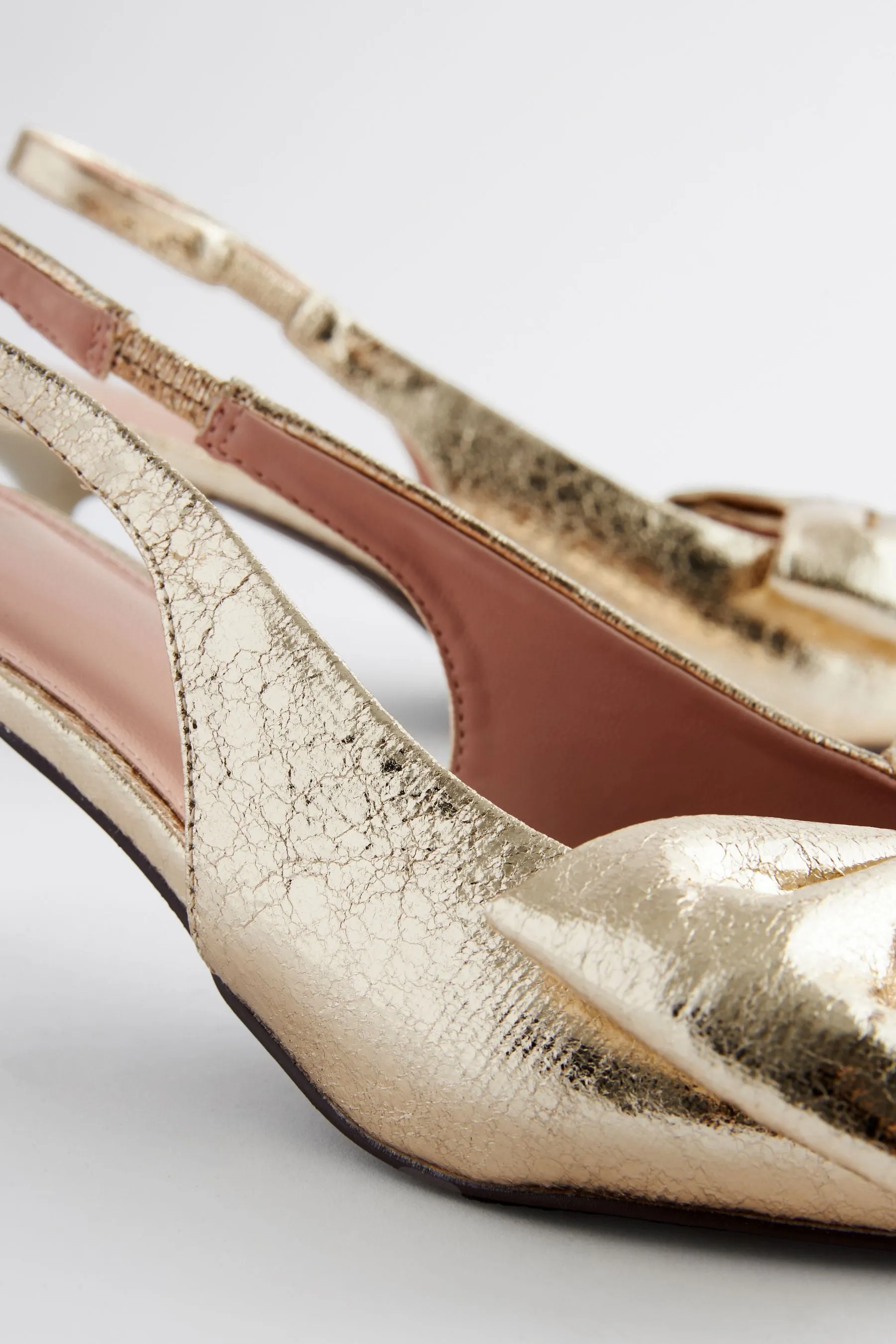 Forever Comfort® - Fiocco - Scarpe con tacco a rocchetto e cinturino posteriore