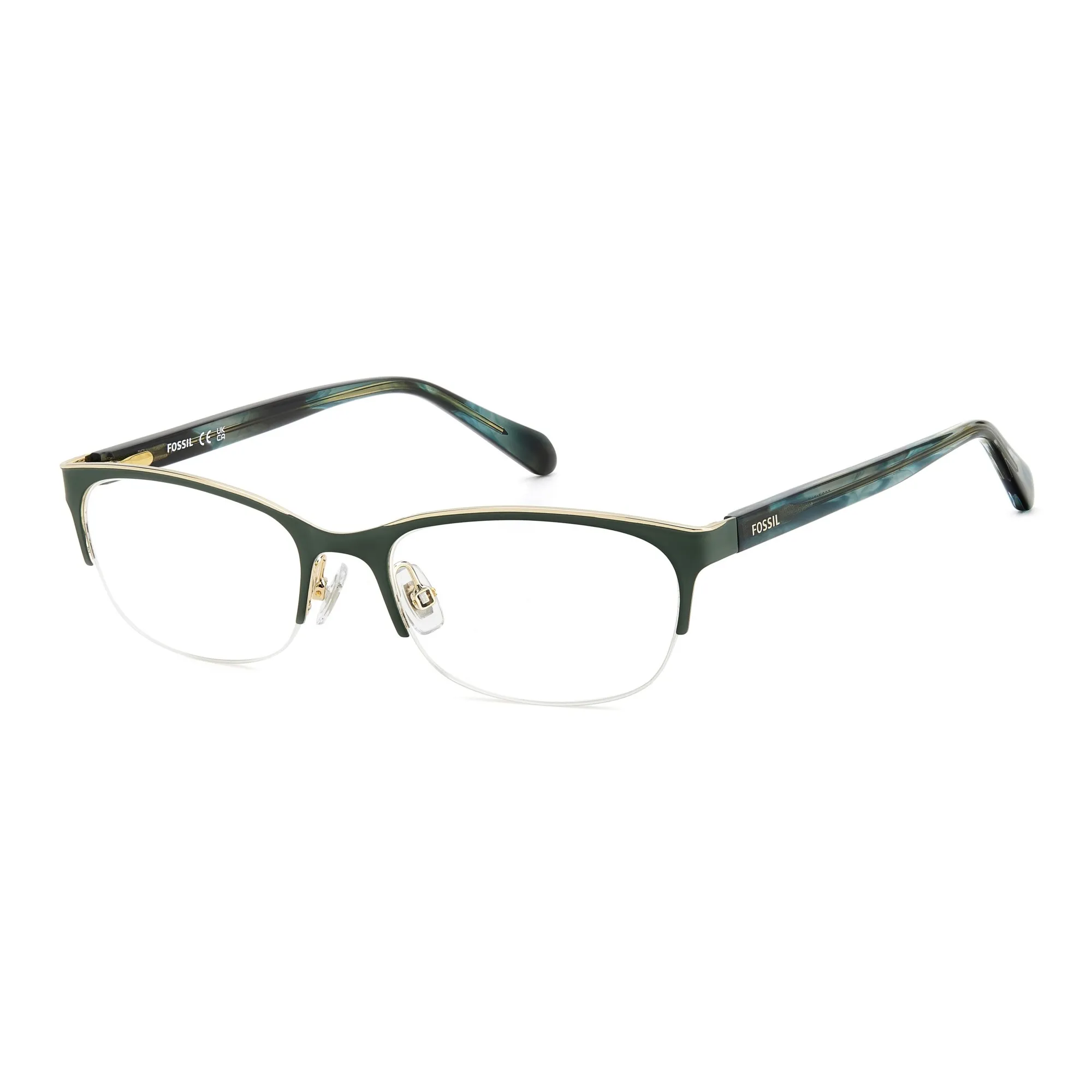   Fossil FOS 7171/G - 1ED Verde | Occhiale Da Vista Donna 