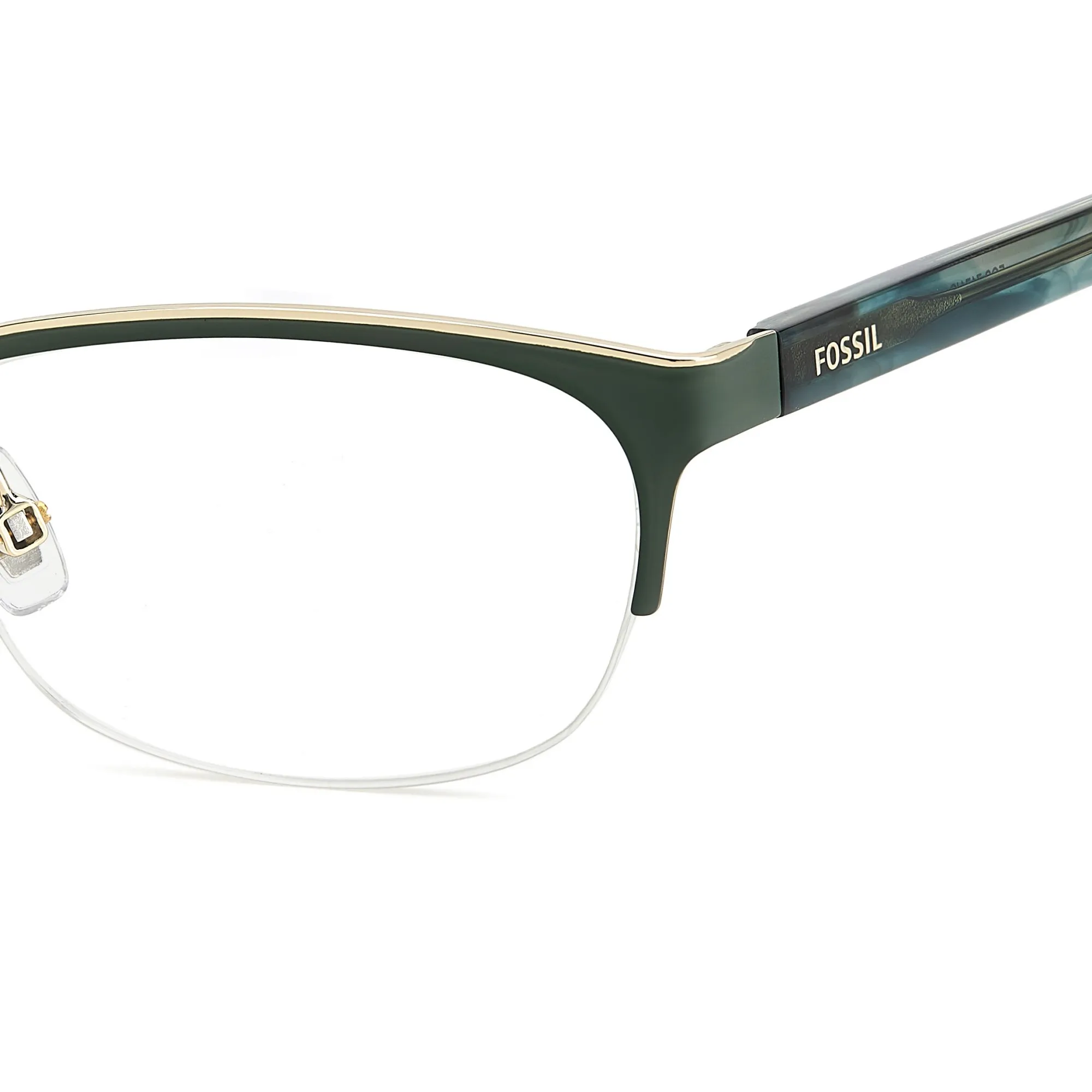   Fossil FOS 7171/G - 1ED Verde | Occhiale Da Vista Donna 