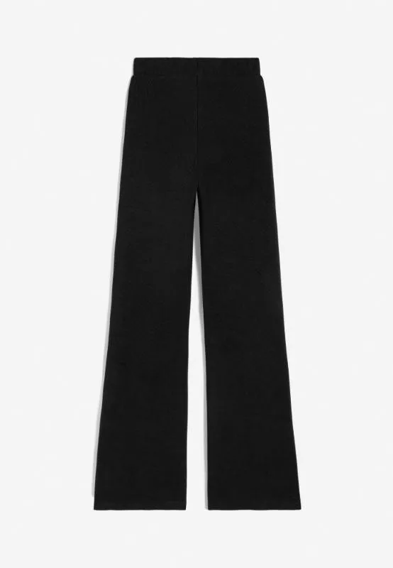 Freddy Pantaloni in costina dal fondo flare con spacchi laterali W
