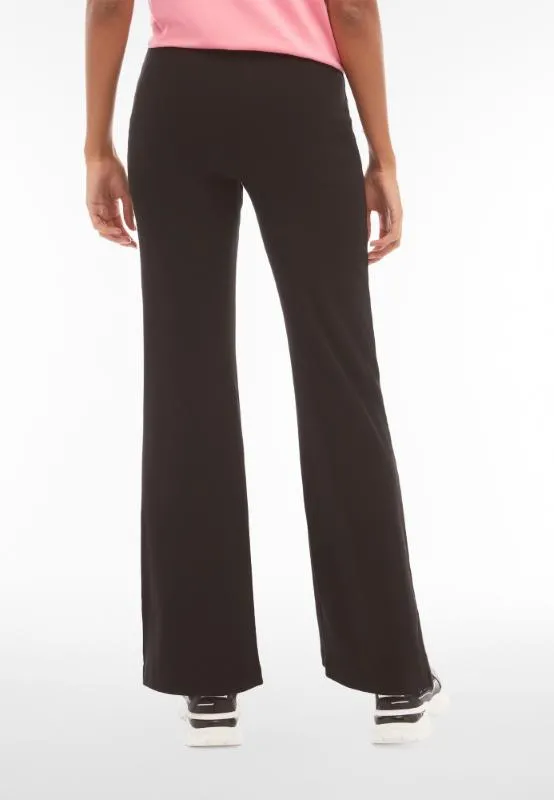 Freddy Pantaloni in costina dal fondo flare con spacchi laterali W
