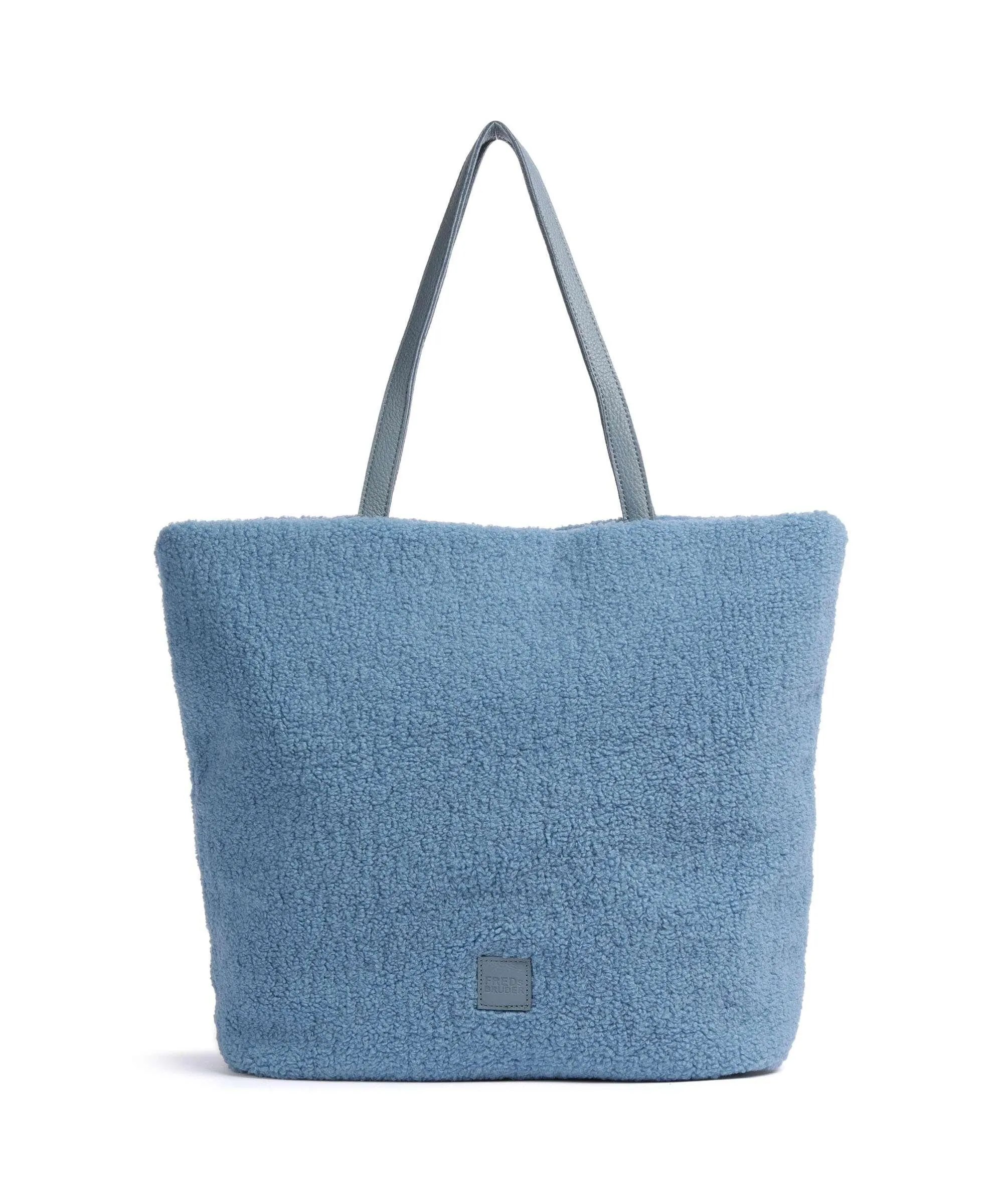  FredsBruder Cuddle Borsa shopper poliestere, pelle granulata blu chiaro  