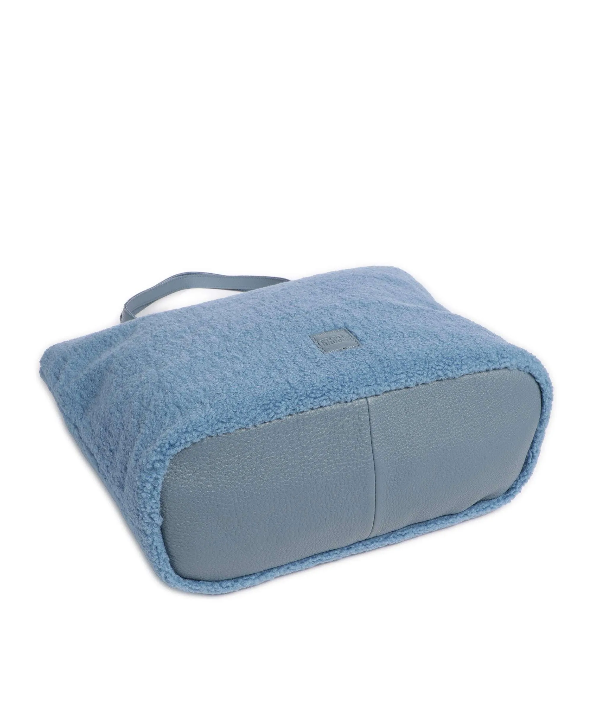  FredsBruder Cuddle Borsa shopper poliestere, pelle granulata blu chiaro  
