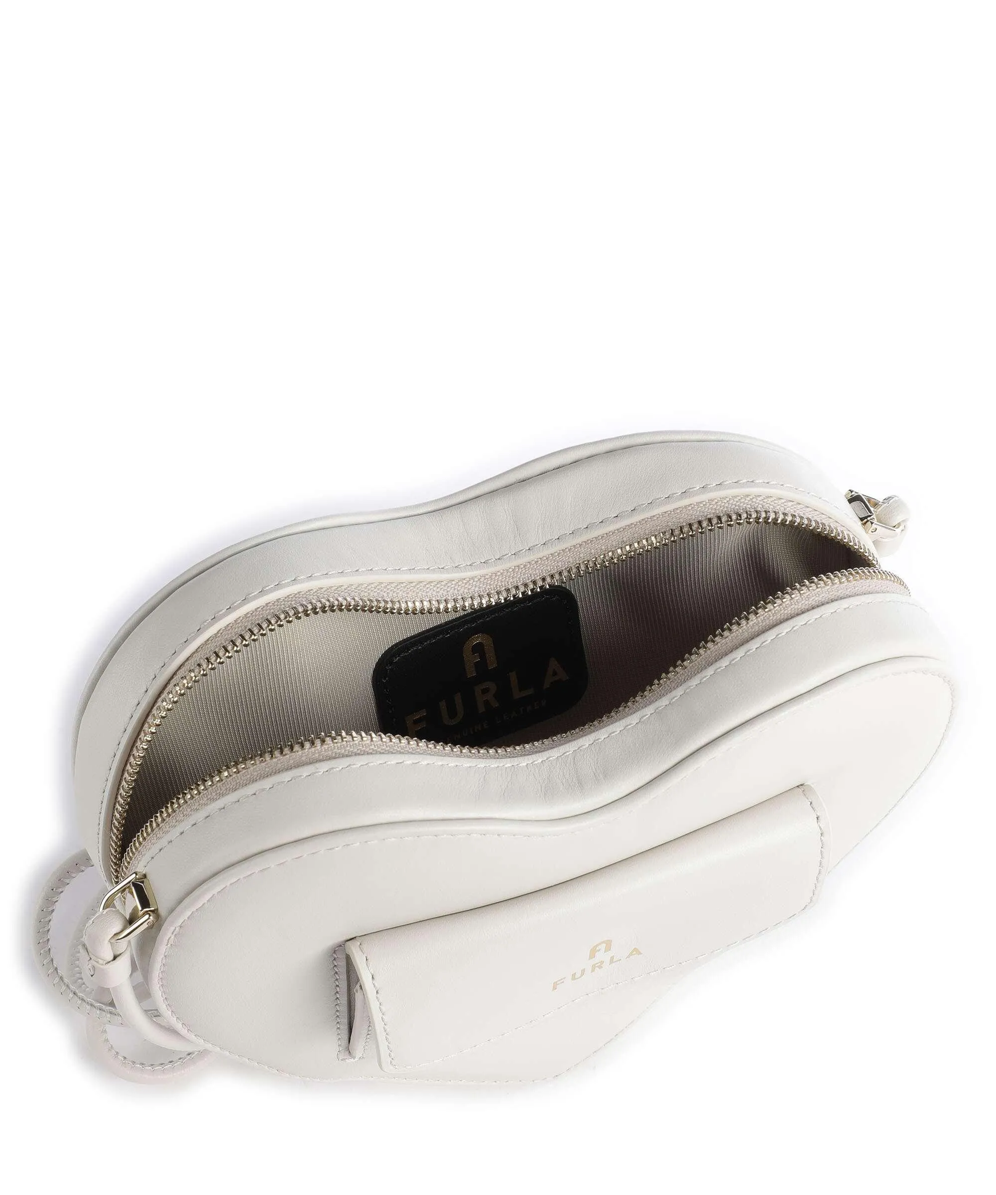  Furla Camelia Mini Borsa a tracolla pelle liscia avorio  