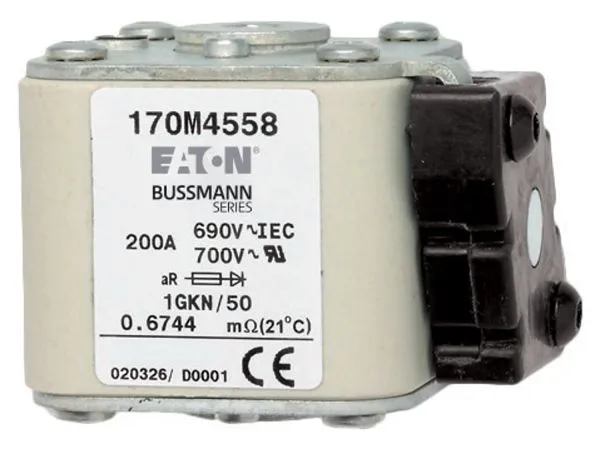Fusibile con linguette, Socomec, 1.6kA, fusibile NH3, standard IEC 60269, fori di fissaggio da 150mm 690V