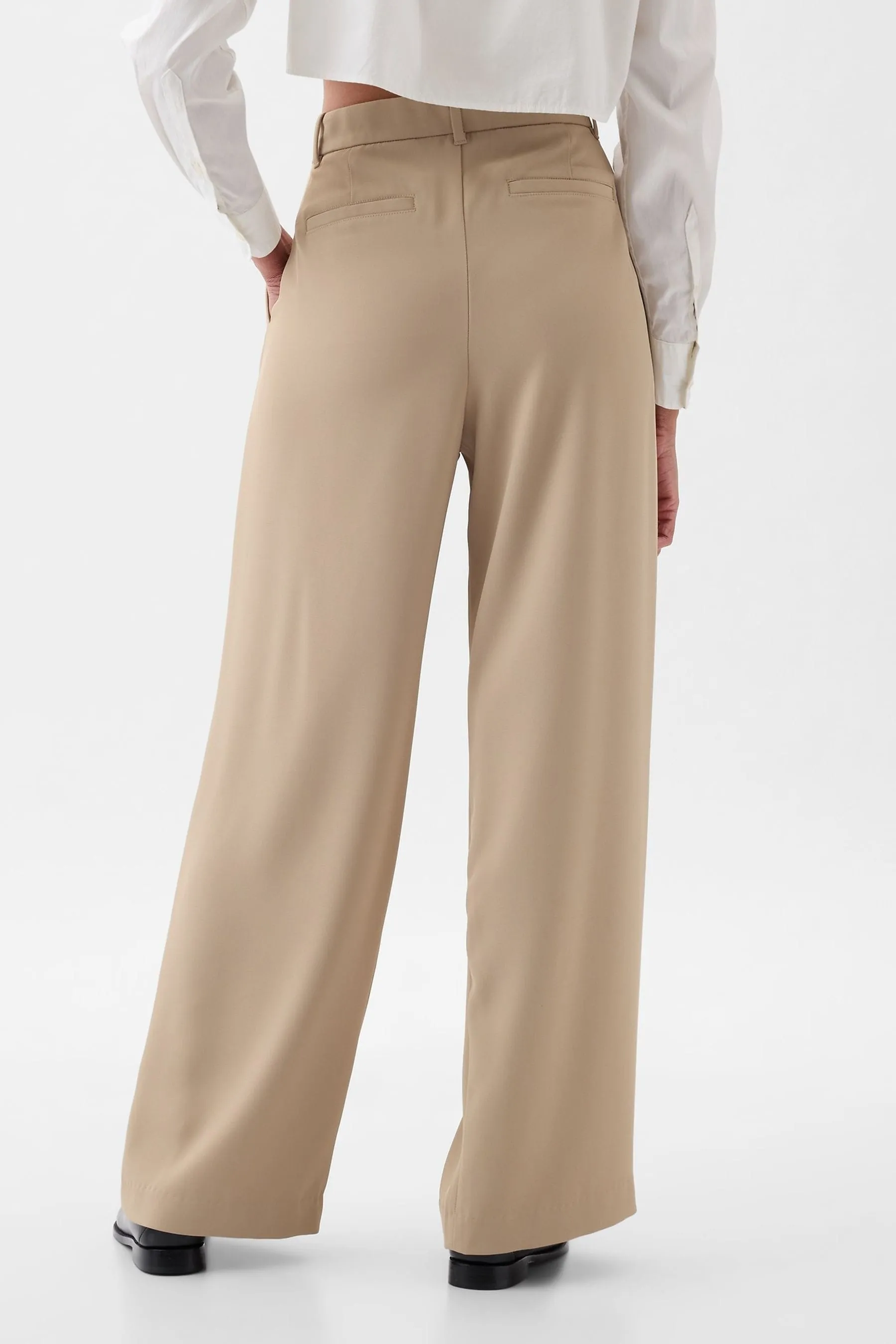 Gap - A pieghe Pantaloni a vita alta