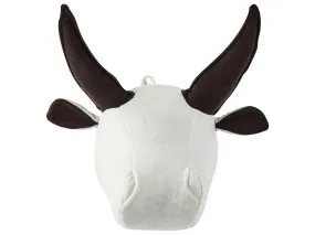 GEOFFREY Kids Wall Decor Bull 24 cm White Cotton