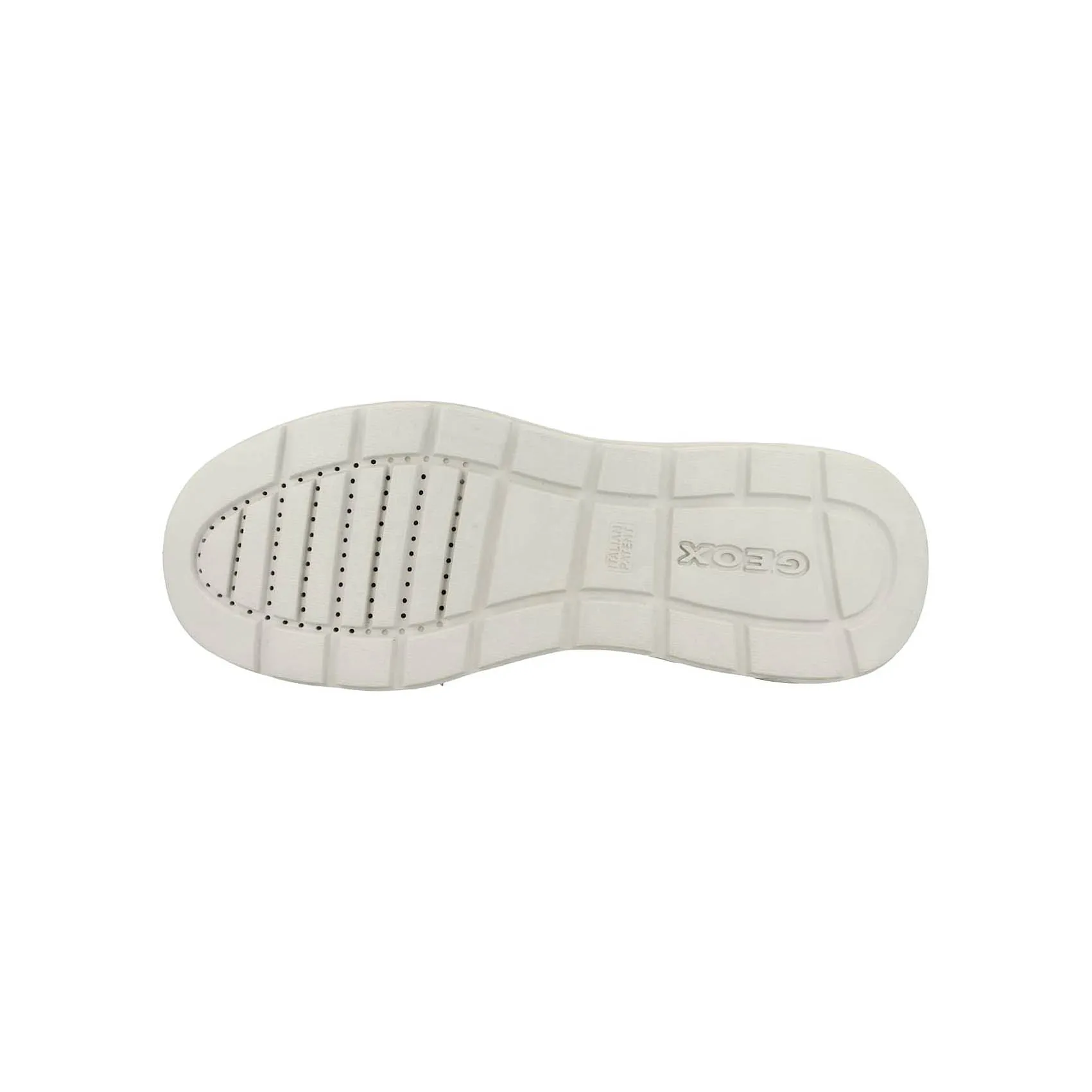 Geox Damiano sneaker slip on in mesh e pelle Grigio