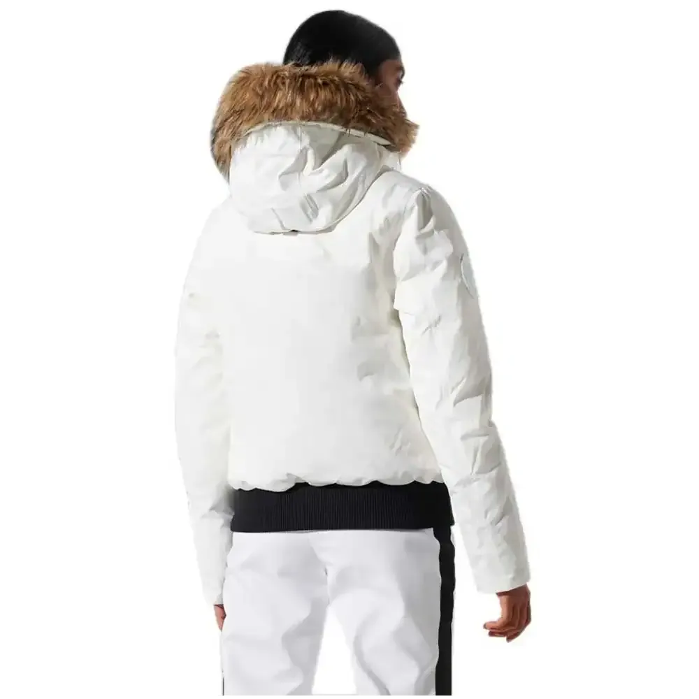 Giacca da sci Superdry Everest Down Snow Bomber Bianca