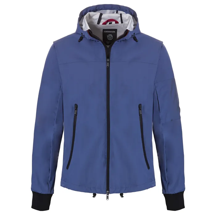 Giacca Finnmark antivento e impermeabile Blu