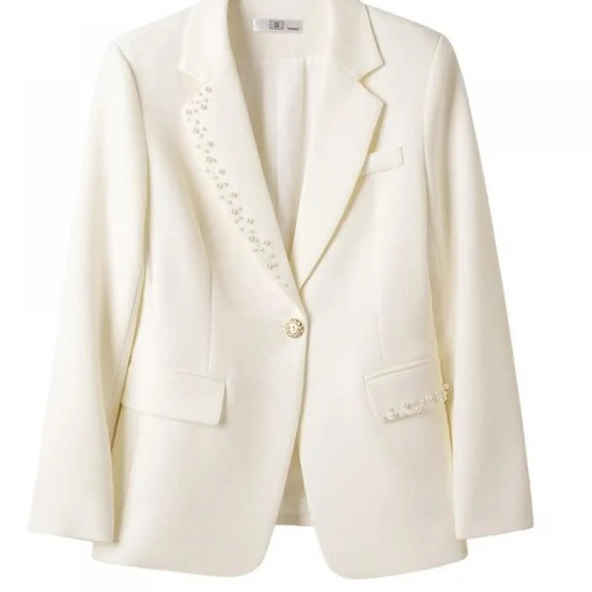 Giacca sportiva da donna nera beige moda Giacca da donna a maniche lunghe femminile con bottone singolo Cappotto casual autunno