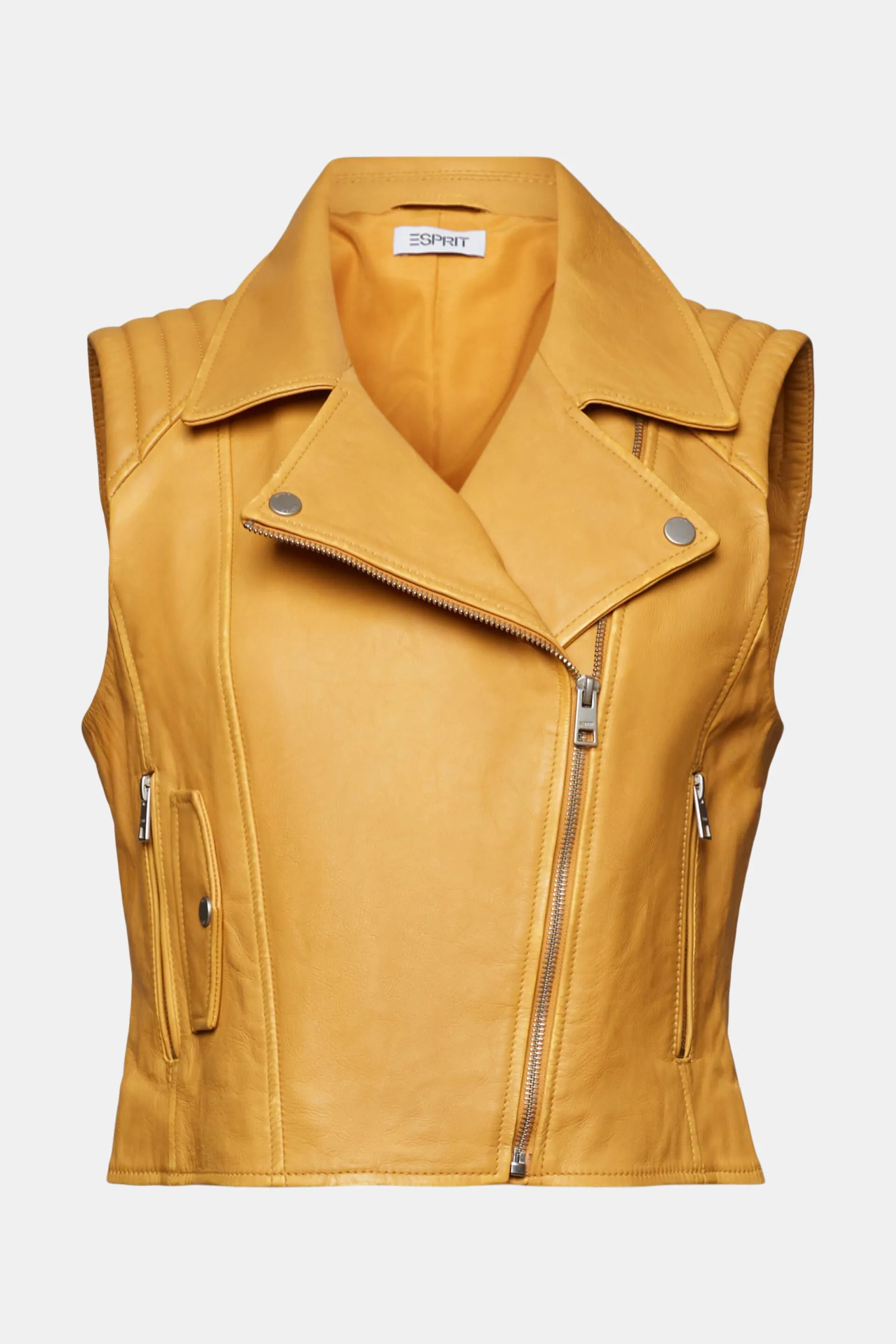 Gilet da motociclista in pelle