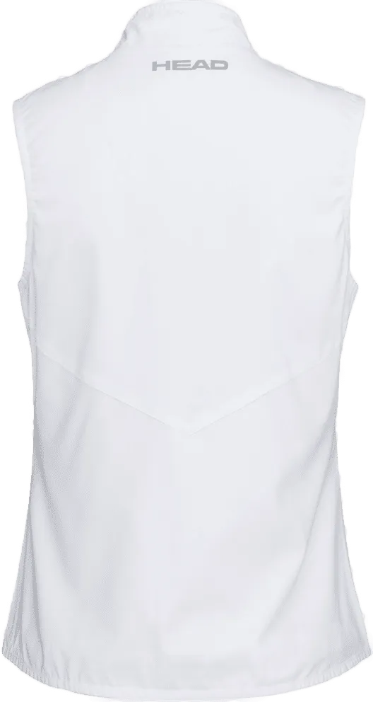 GILET DA TENNIS DA DONNA HEAD CLUB VEST 814411 WH