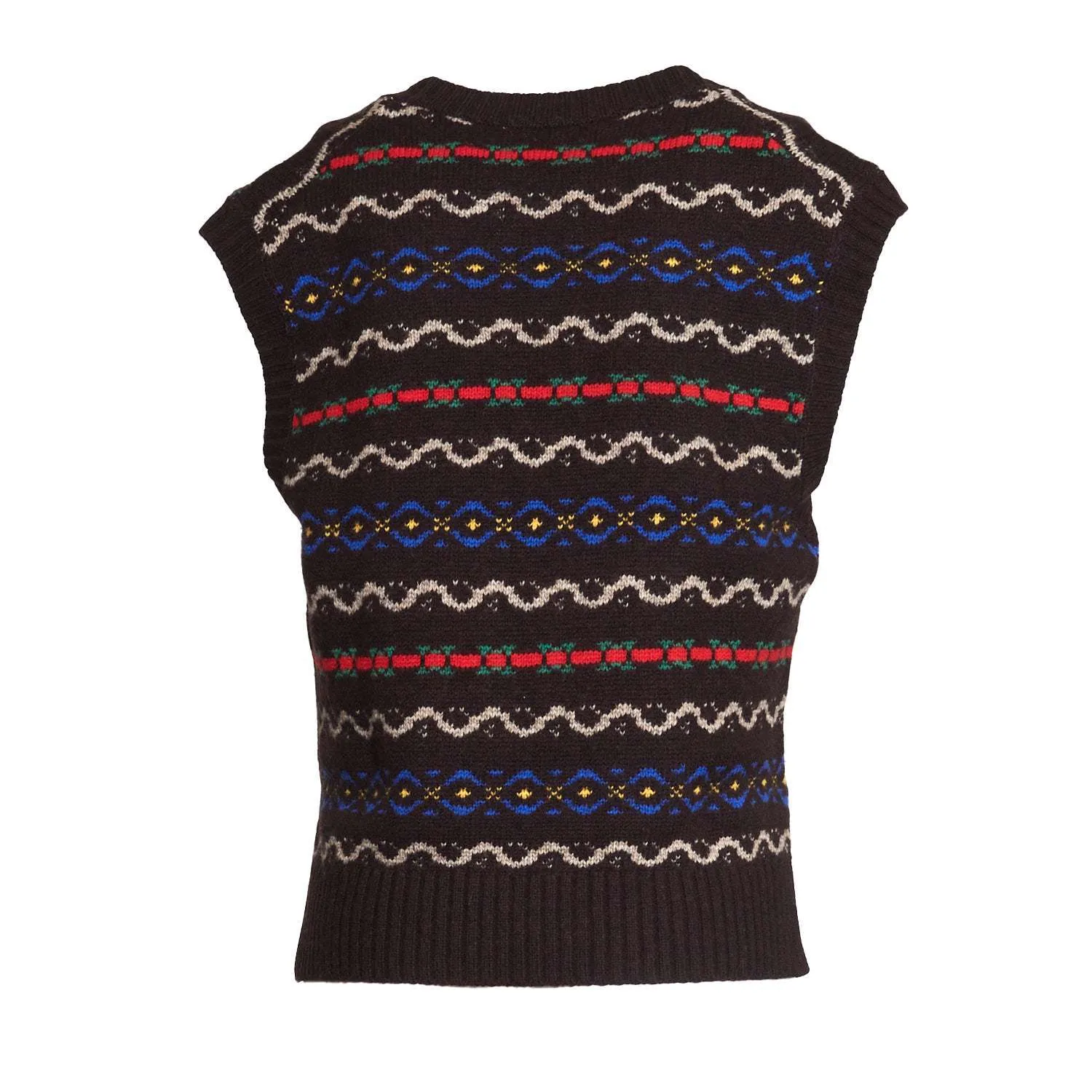 Gilet In Maglia Fair Isle