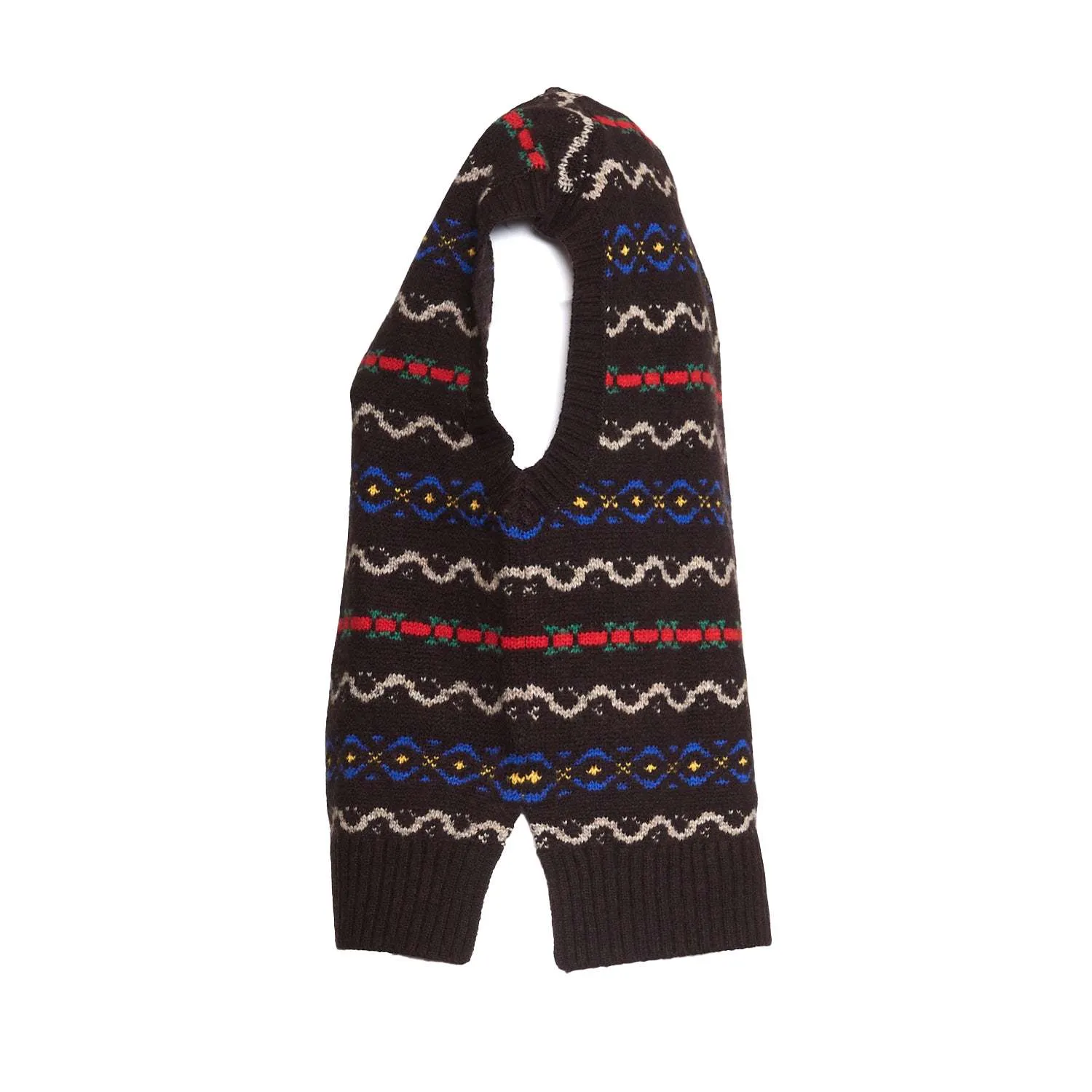 Gilet In Maglia Fair Isle