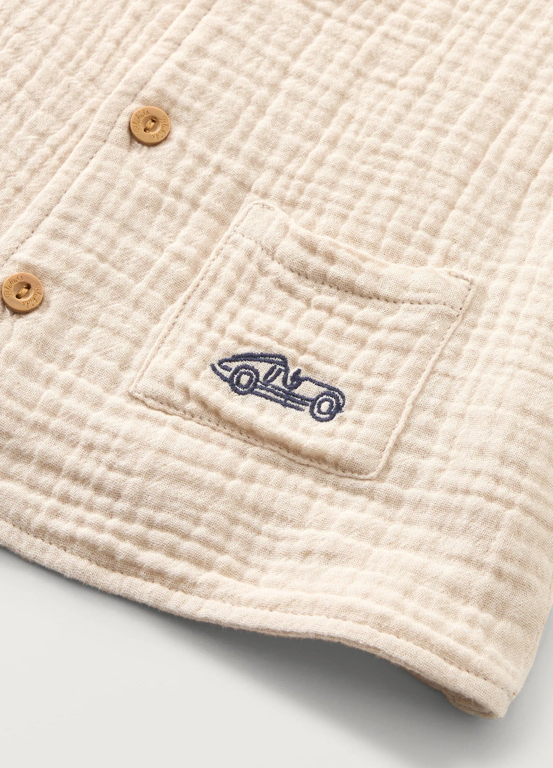 Gilet in puro cotone neonato