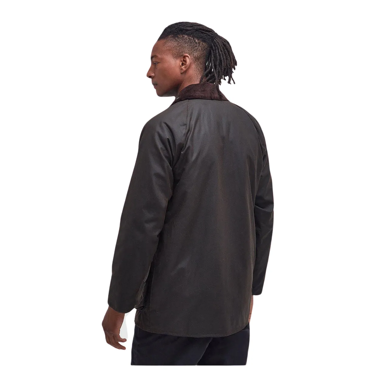 Giubbino Uomo Barbour Classic Beaufort Wax Verde