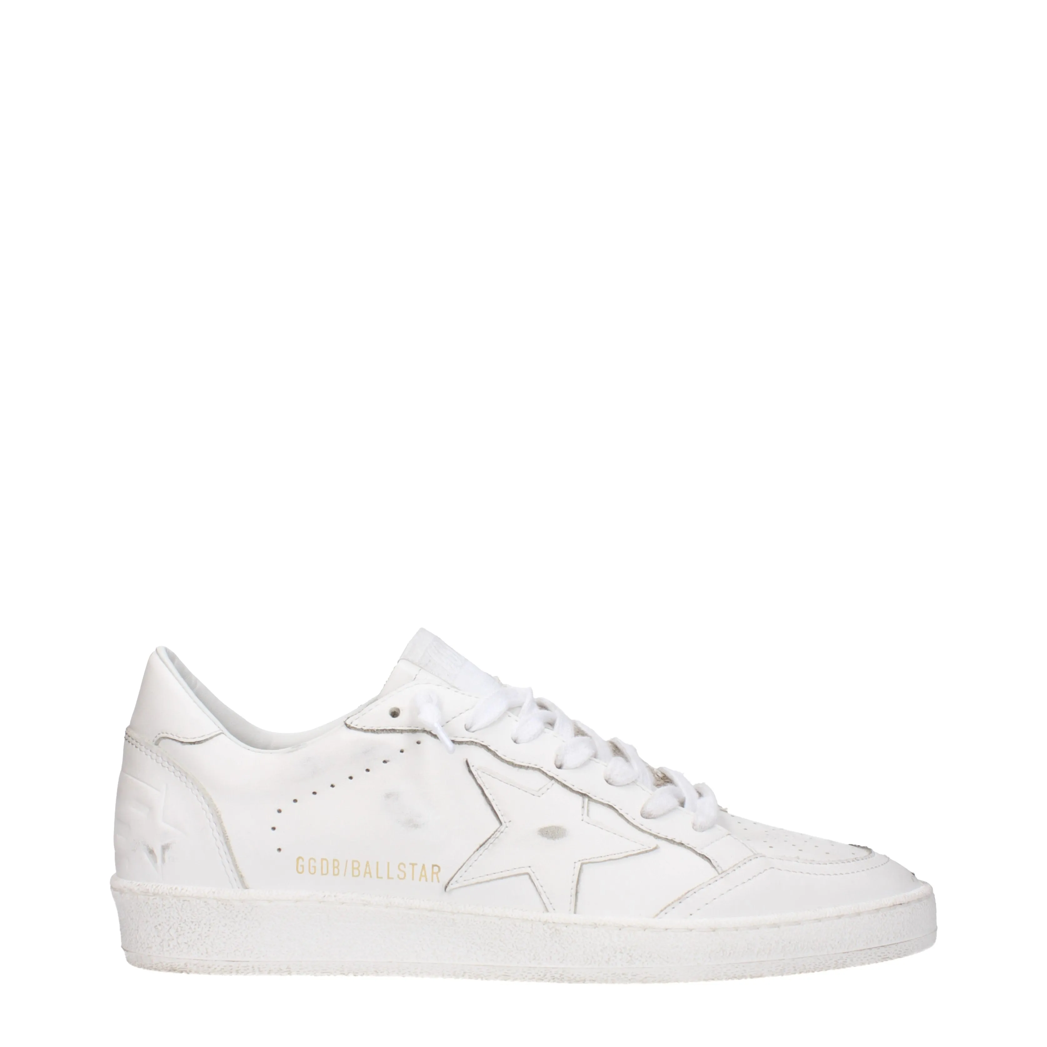 Golden Goose Sneakers Ball star Uomo Pelle Bianco