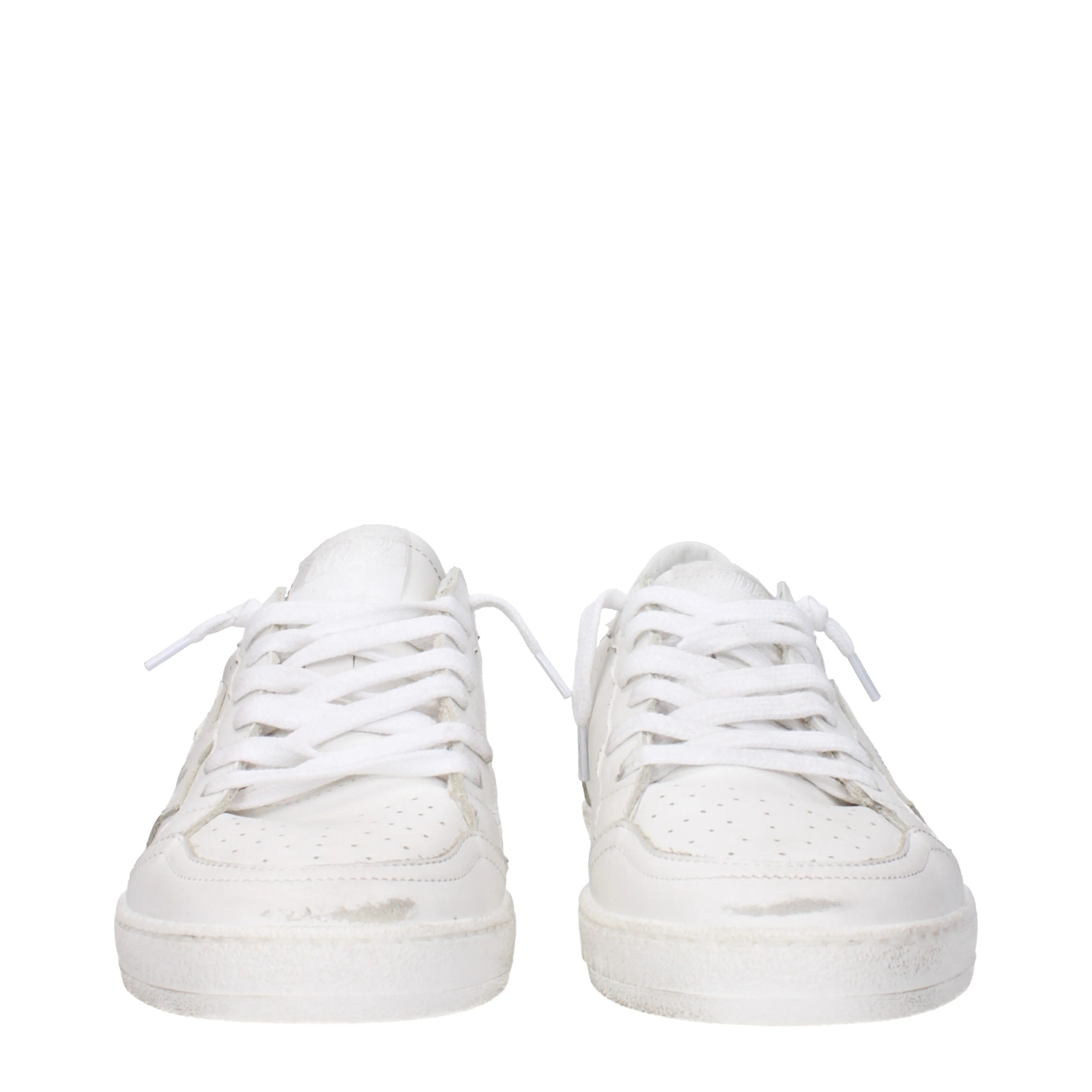 Golden Goose Sneakers Ball star Uomo Pelle Bianco