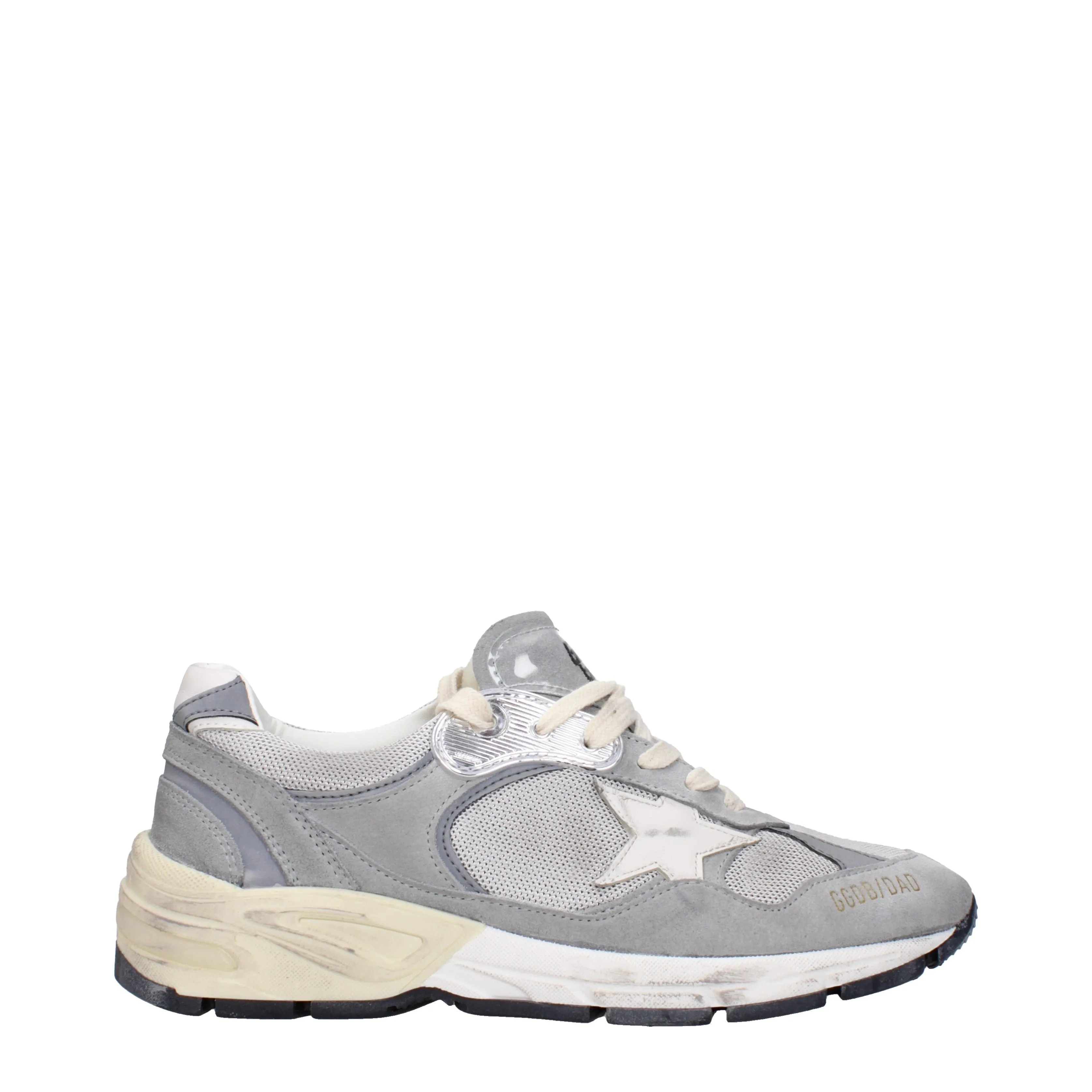 Golden Goose Sneakers Running Uomo Tessuto Grigio