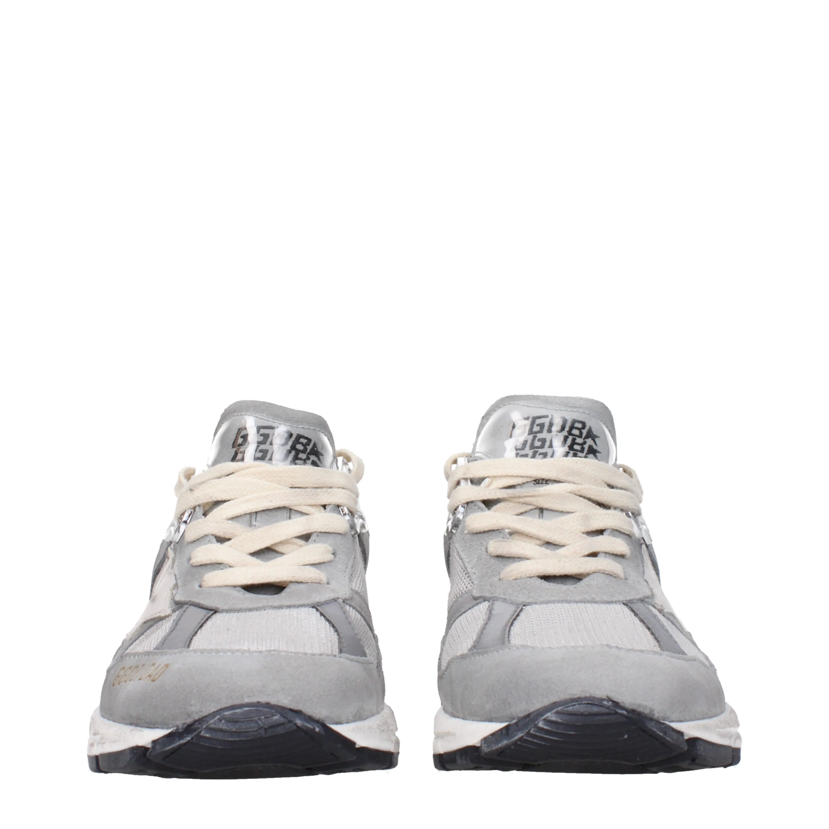 Golden Goose Sneakers Running Uomo Tessuto Grigio