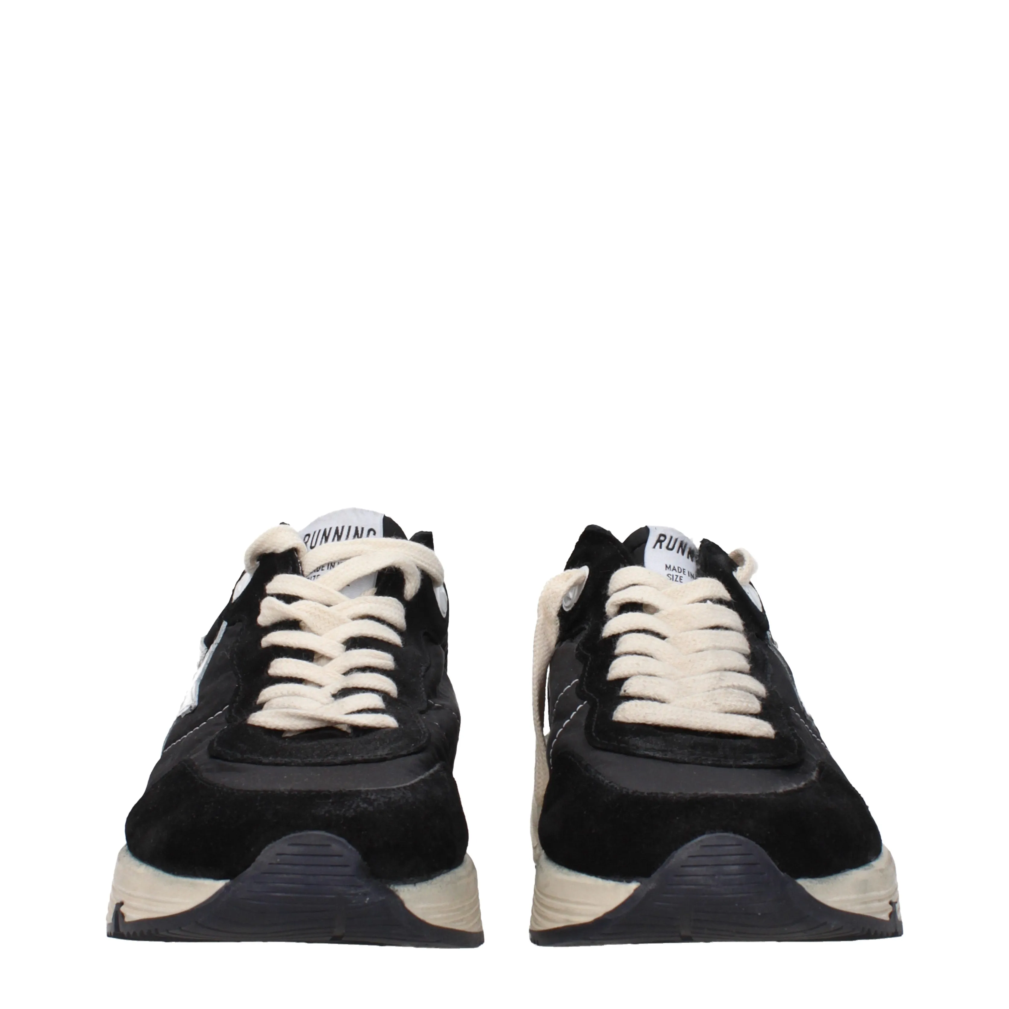 Golden Goose Sneakers Running Uomo Tessuto Nero