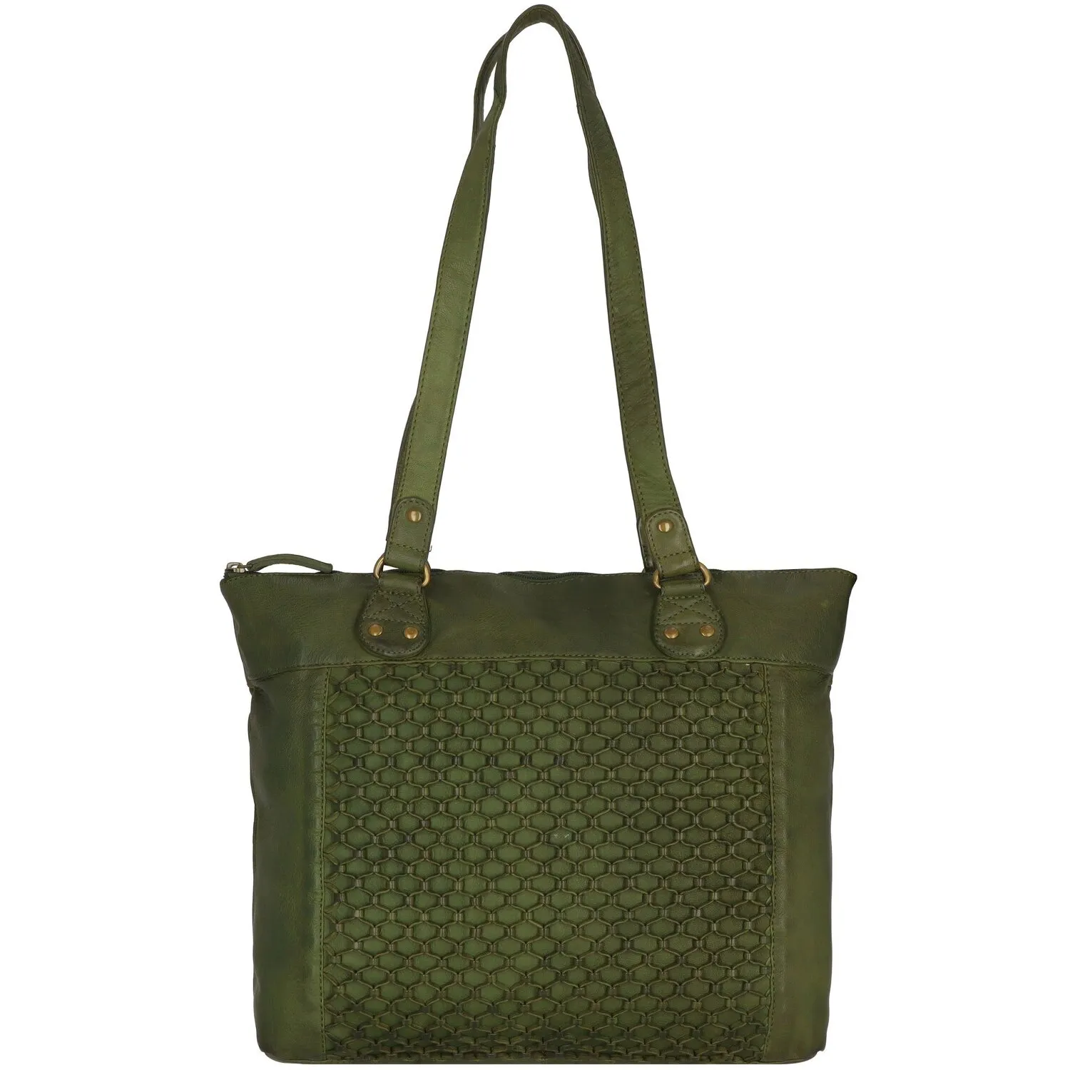 Greenland Nature Femi & Nine Borsa a tracolla in pelle 35 cm