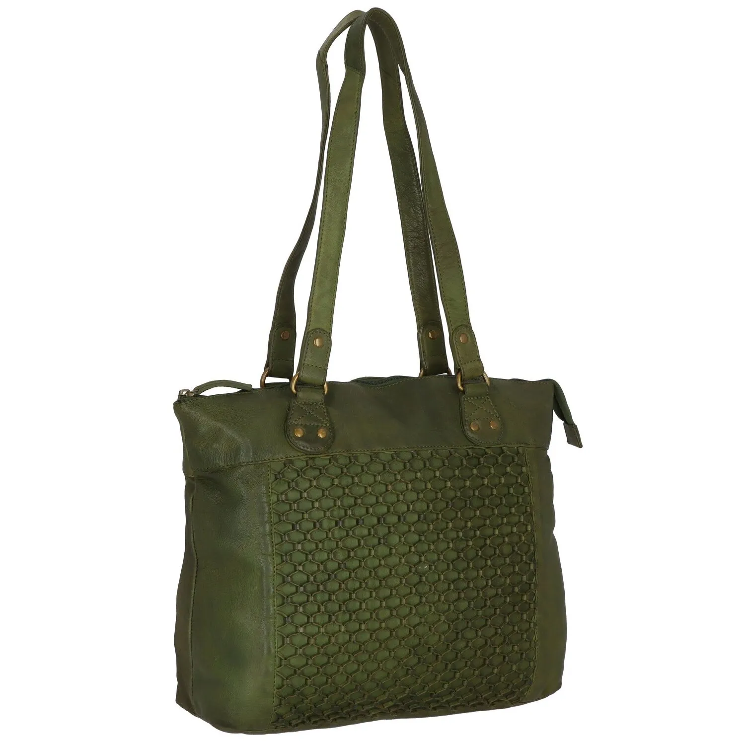 Greenland Nature Femi & Nine Borsa a tracolla in pelle 35 cm
