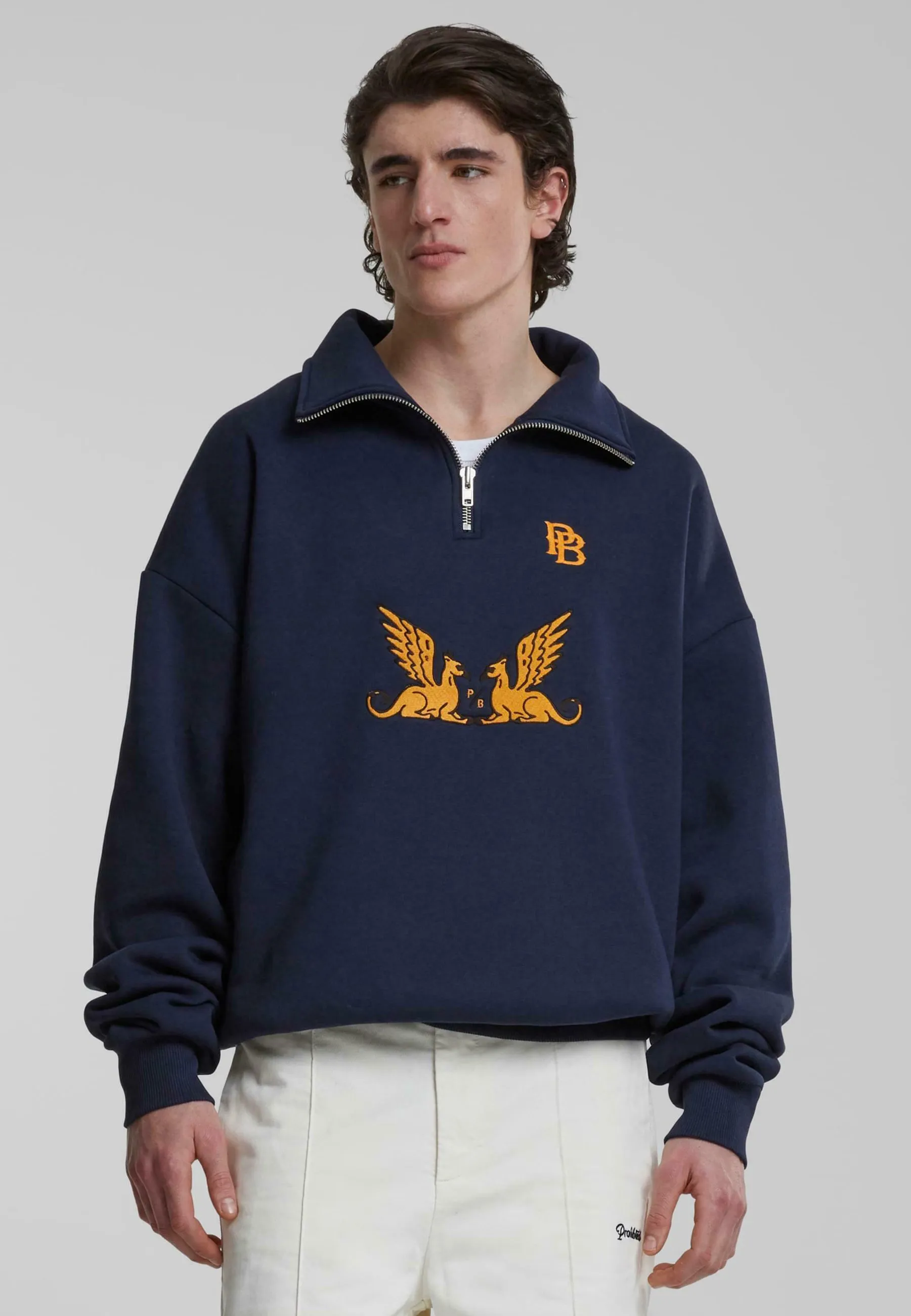 GRIFFIN HALF-ZIP - Felpa con zip