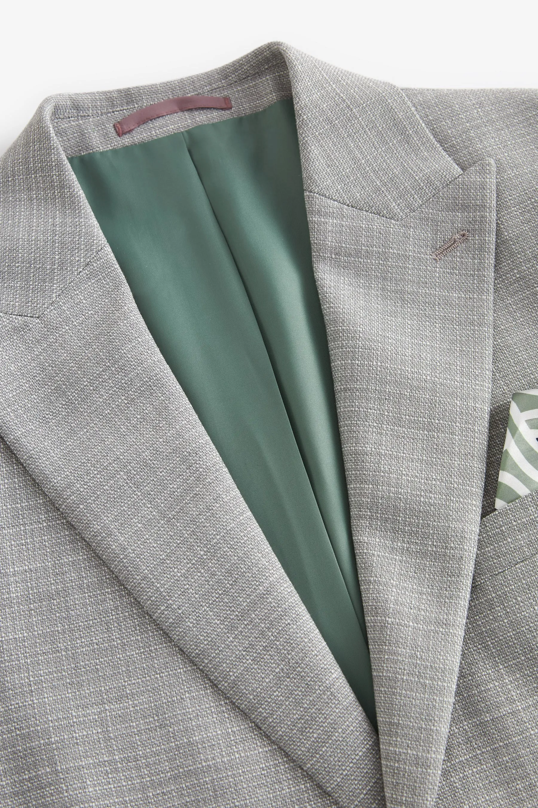 Grigio  - Vestibilità sartoriale - Giacca da completo testurizzato