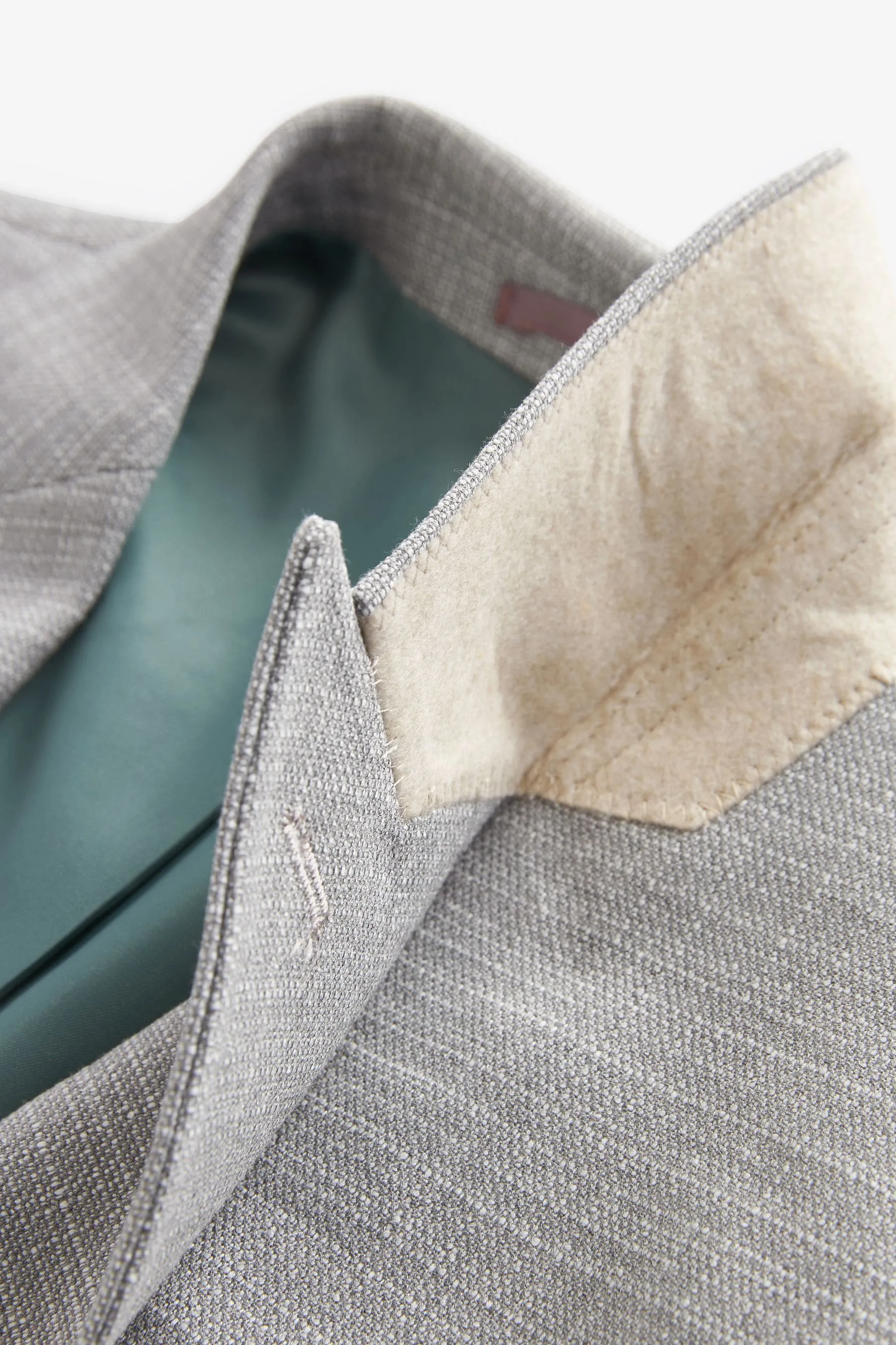 Grigio  - Vestibilità sartoriale - Giacca da completo testurizzato