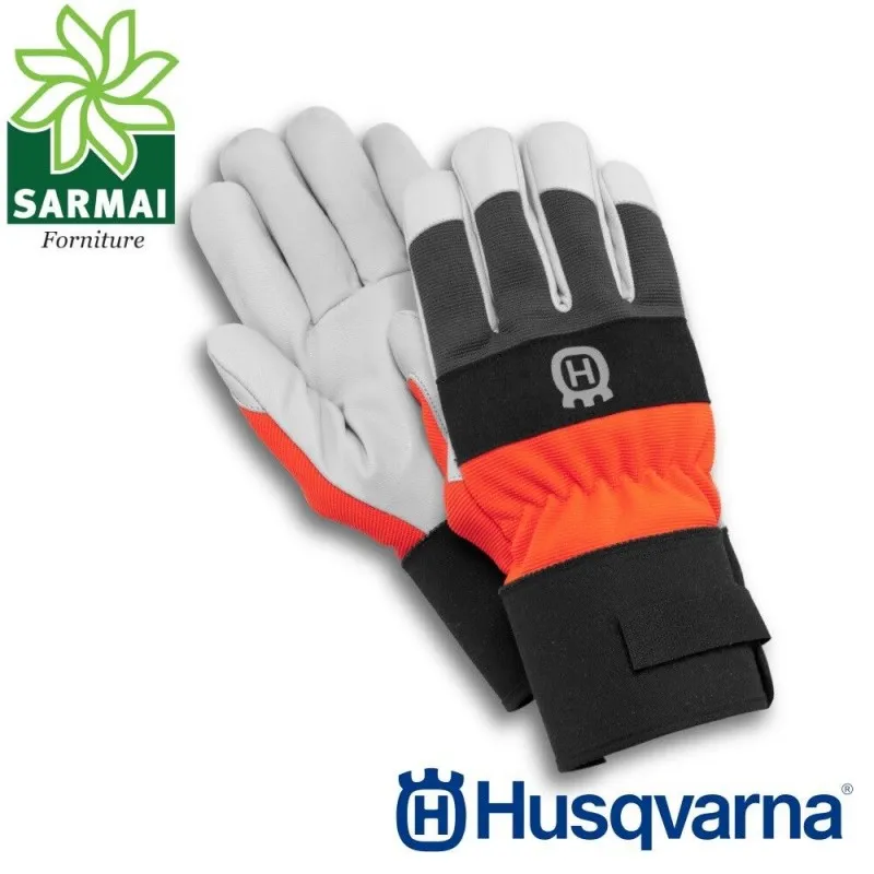 Guanti Husqvarna Classic con palmo morbido in pelle taglia 10 unica