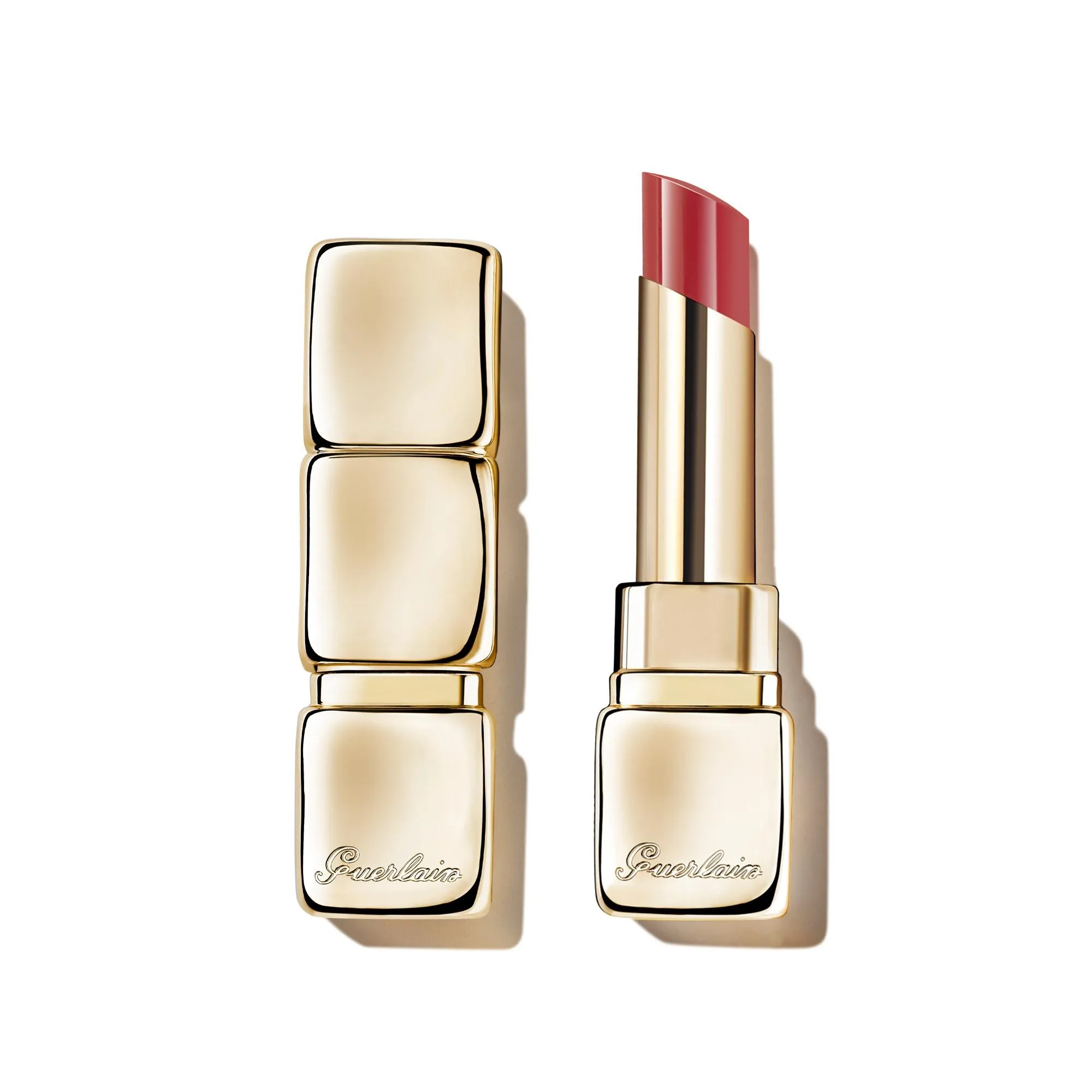 GUERLAIN   KissKiss Shine Bloom - Rossetto lucido con 95 di ingredienti di origine naturale |  - 229 PETAL BLUSH