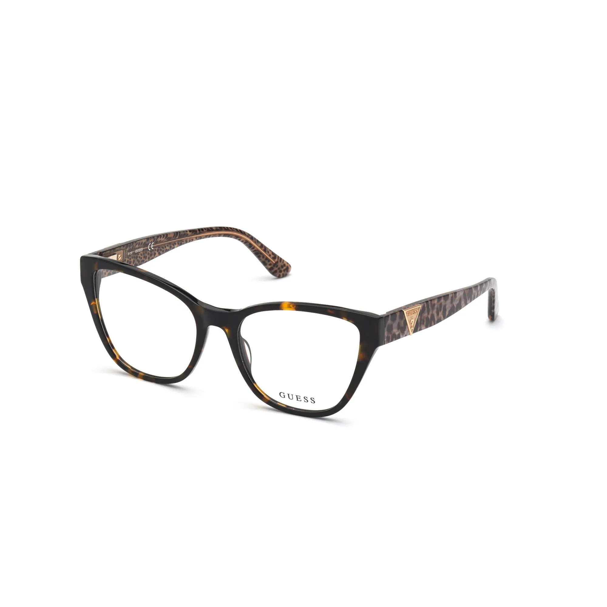  Guess GU 2828 - 052 Havana Scuro | Occhiale Da Vista Donna 