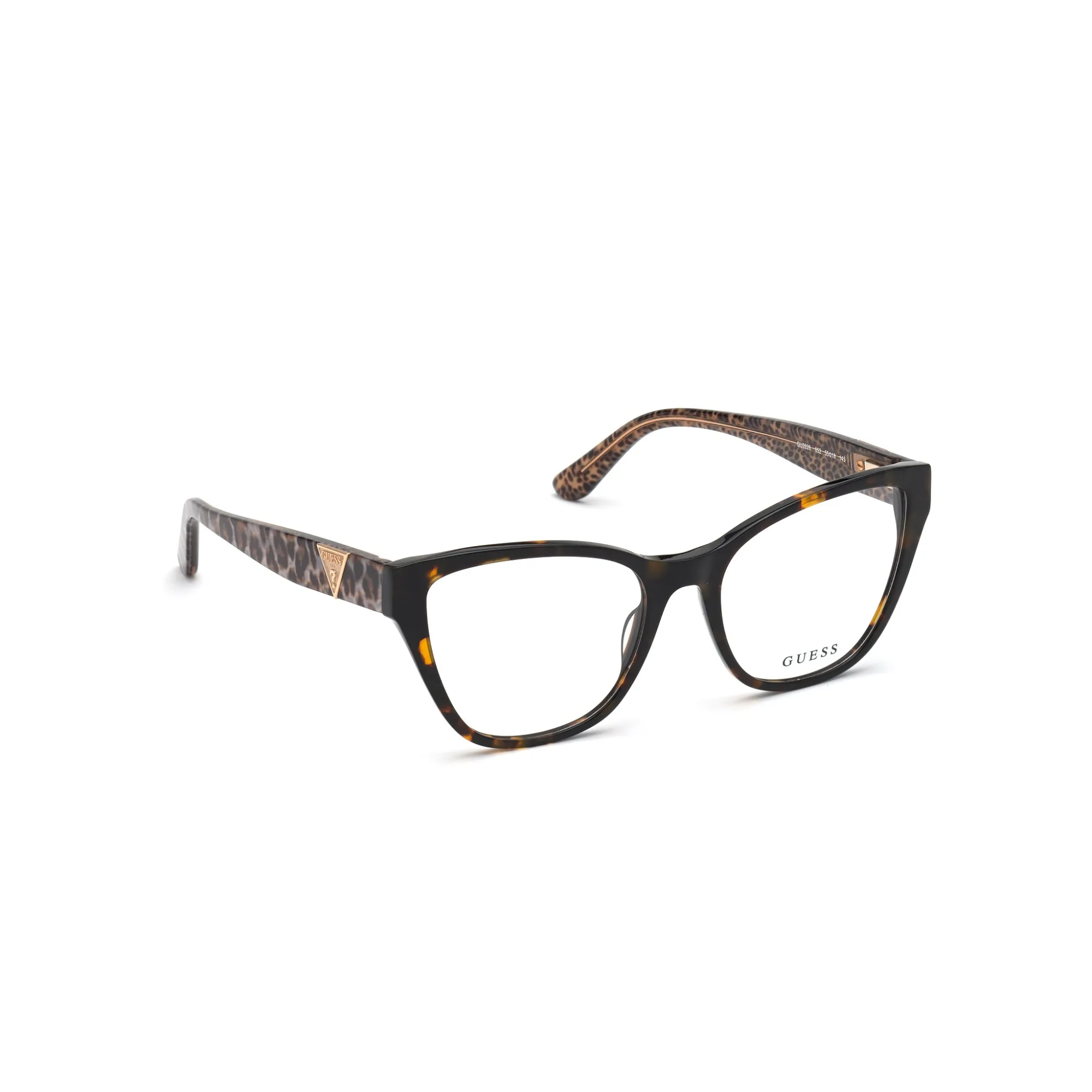   Guess GU 2828 - 052 Havana Scuro | Occhiale Da Vista Donna 