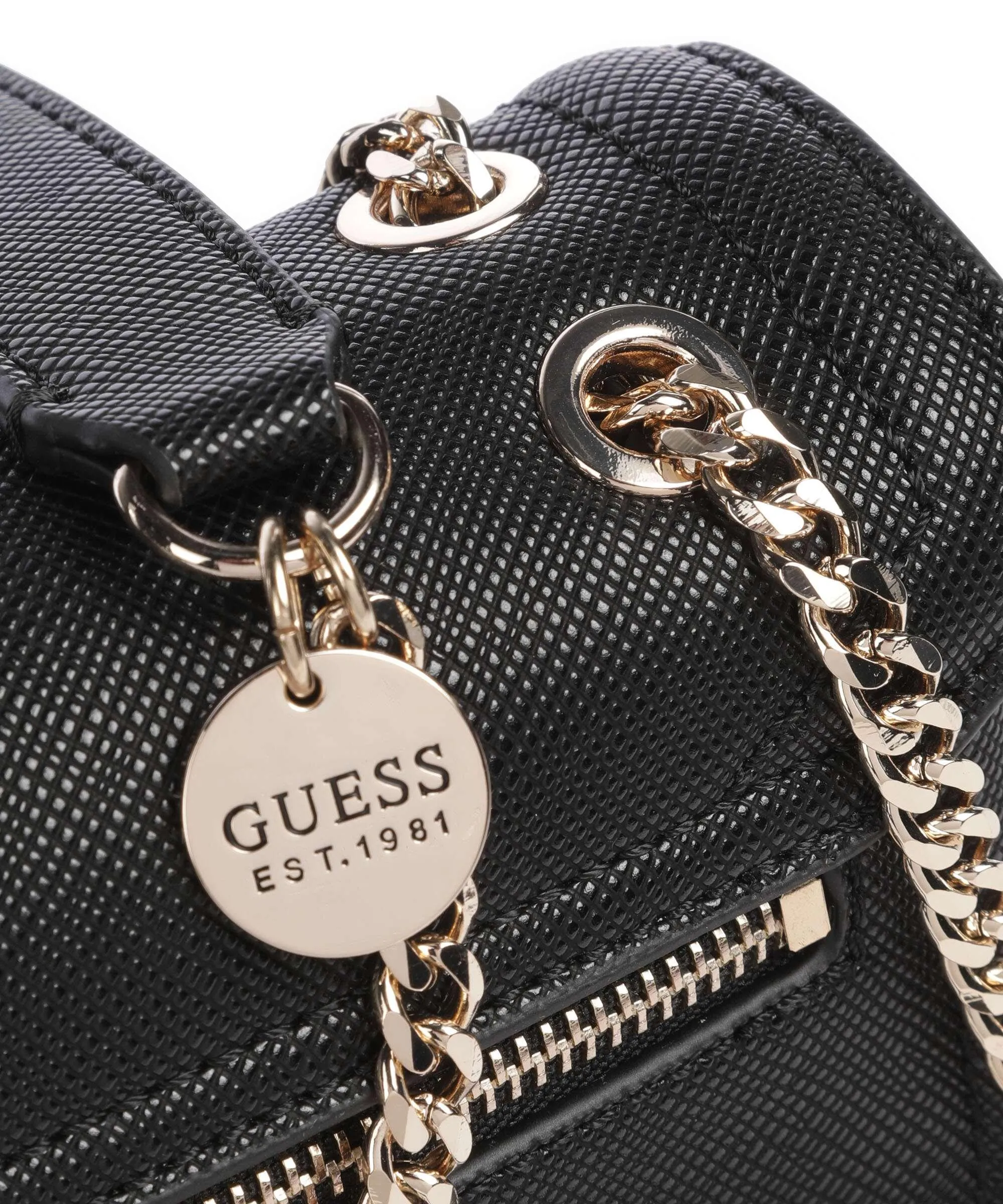  Guess Noelle Borsa a spalla pelle sintetica nero  