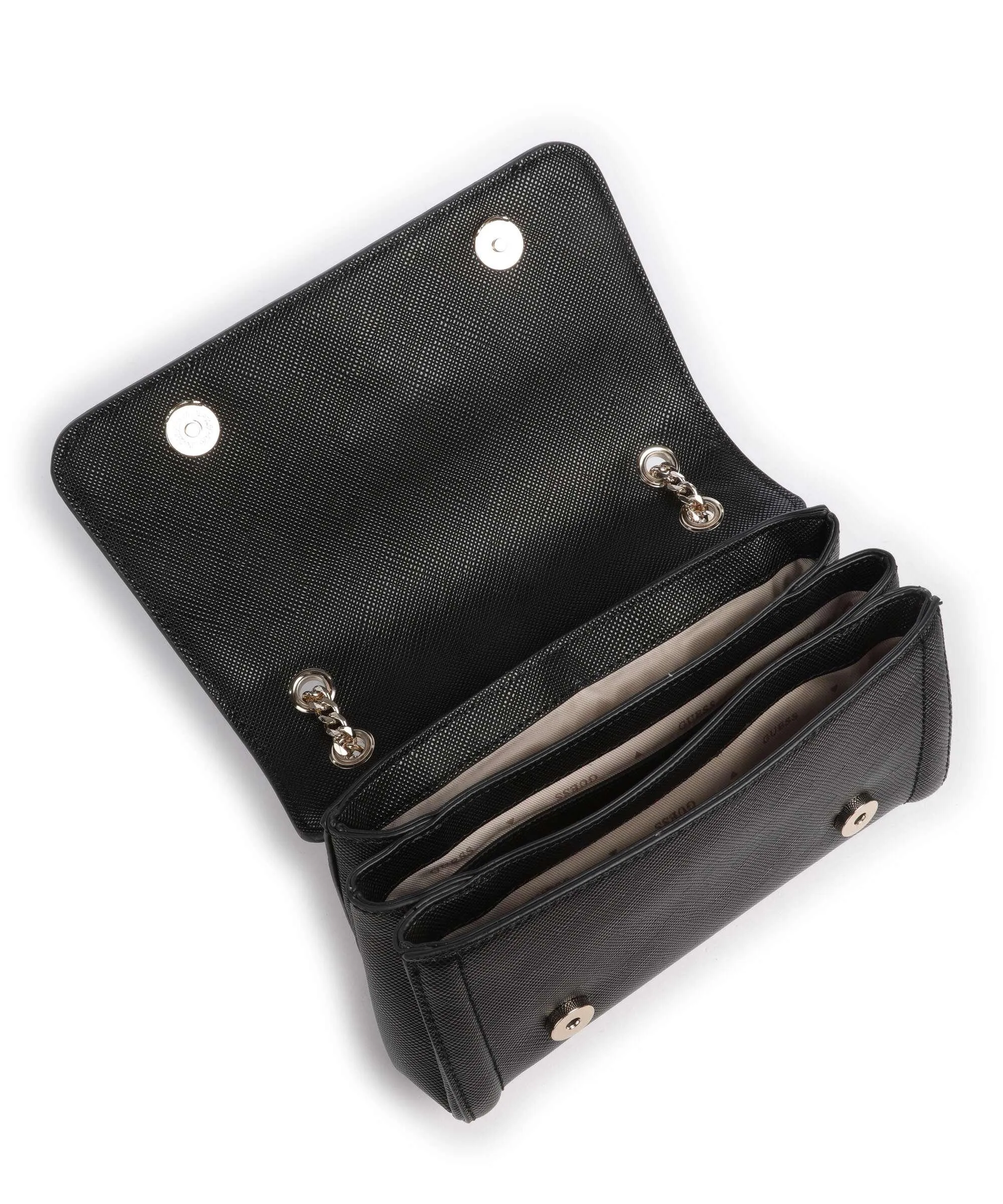  Guess Noelle Borsa a spalla pelle sintetica nero  