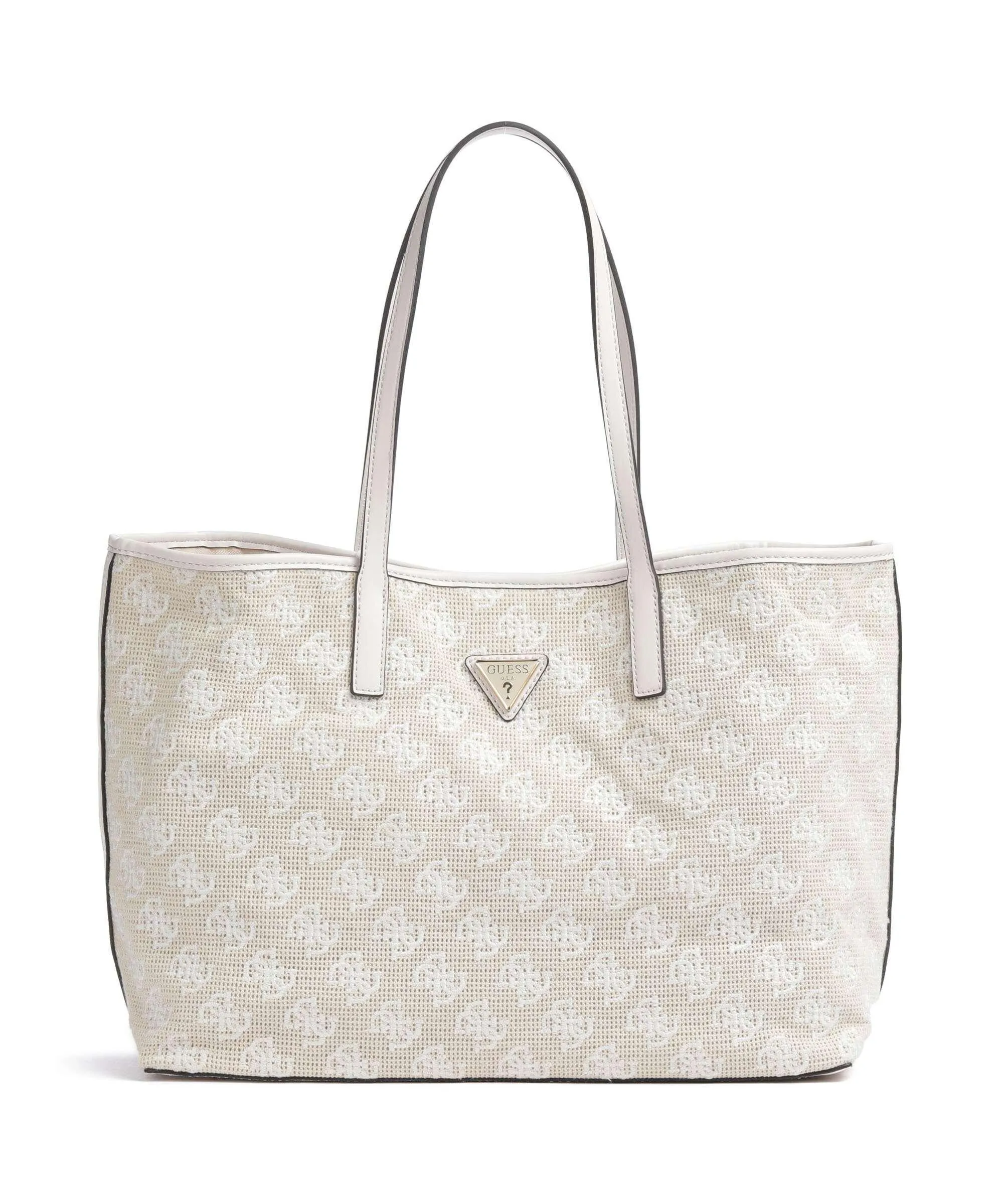  Guess Vikky Borsa shopper cotone avorio  