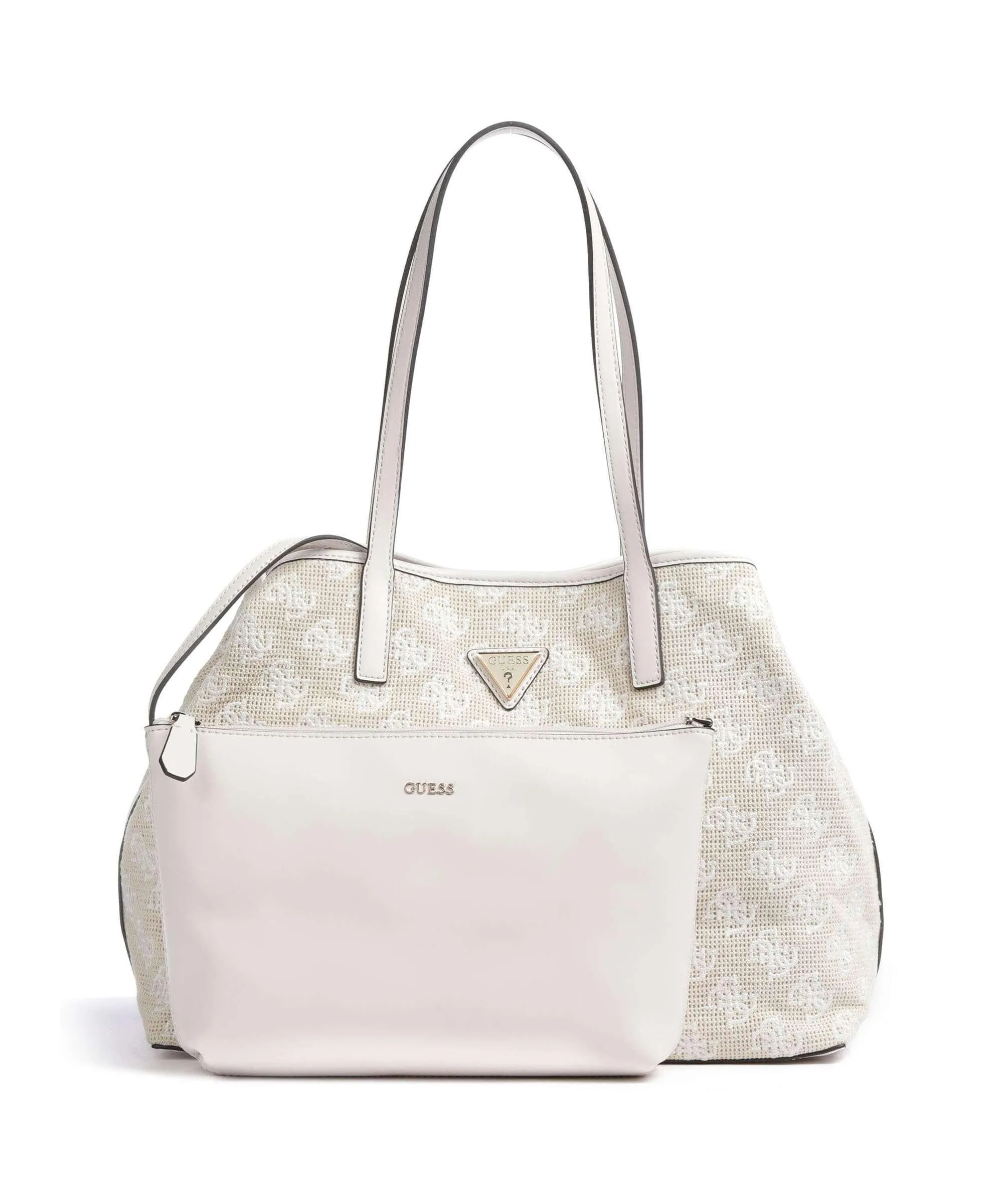  Guess Vikky Borsa shopper cotone avorio  