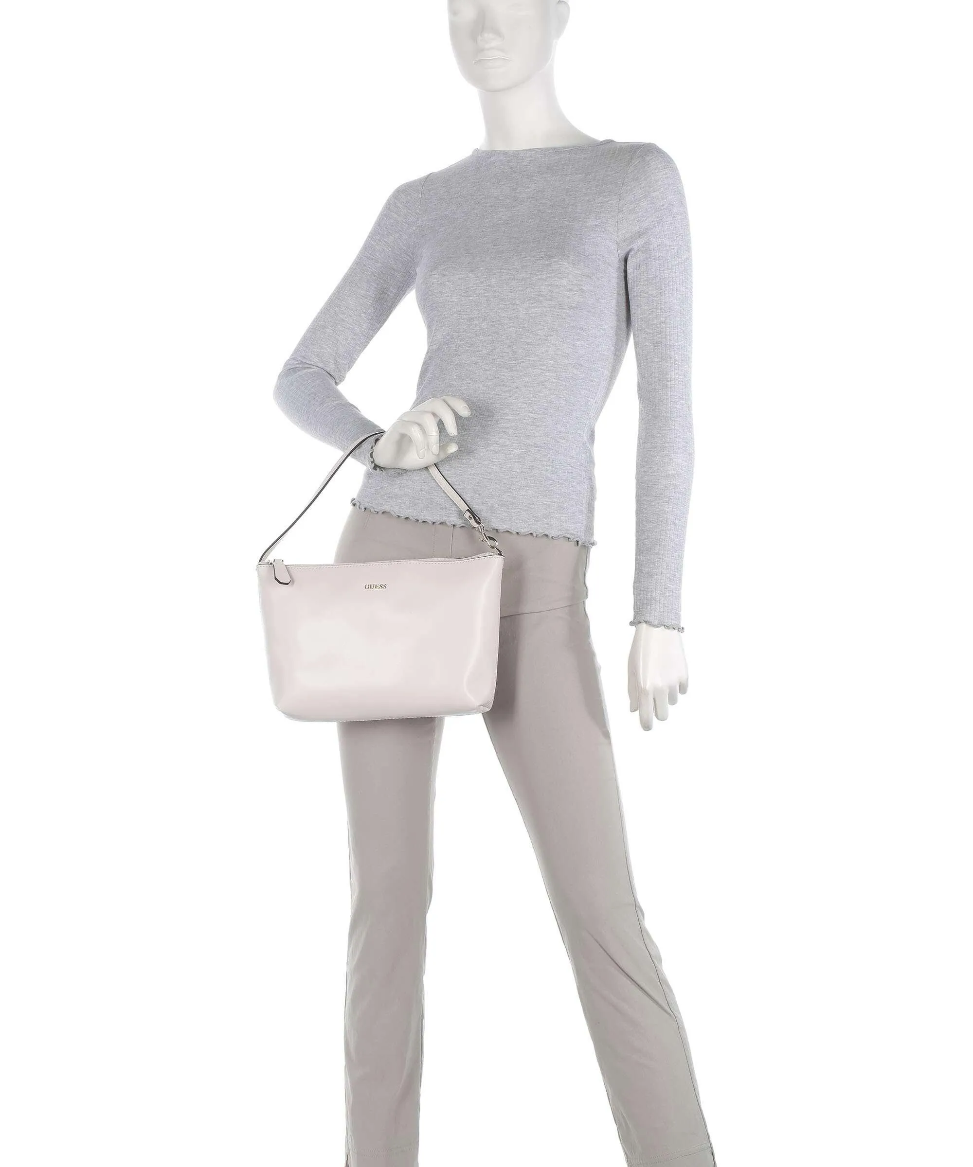  Guess Vikky Borsa shopper cotone avorio  