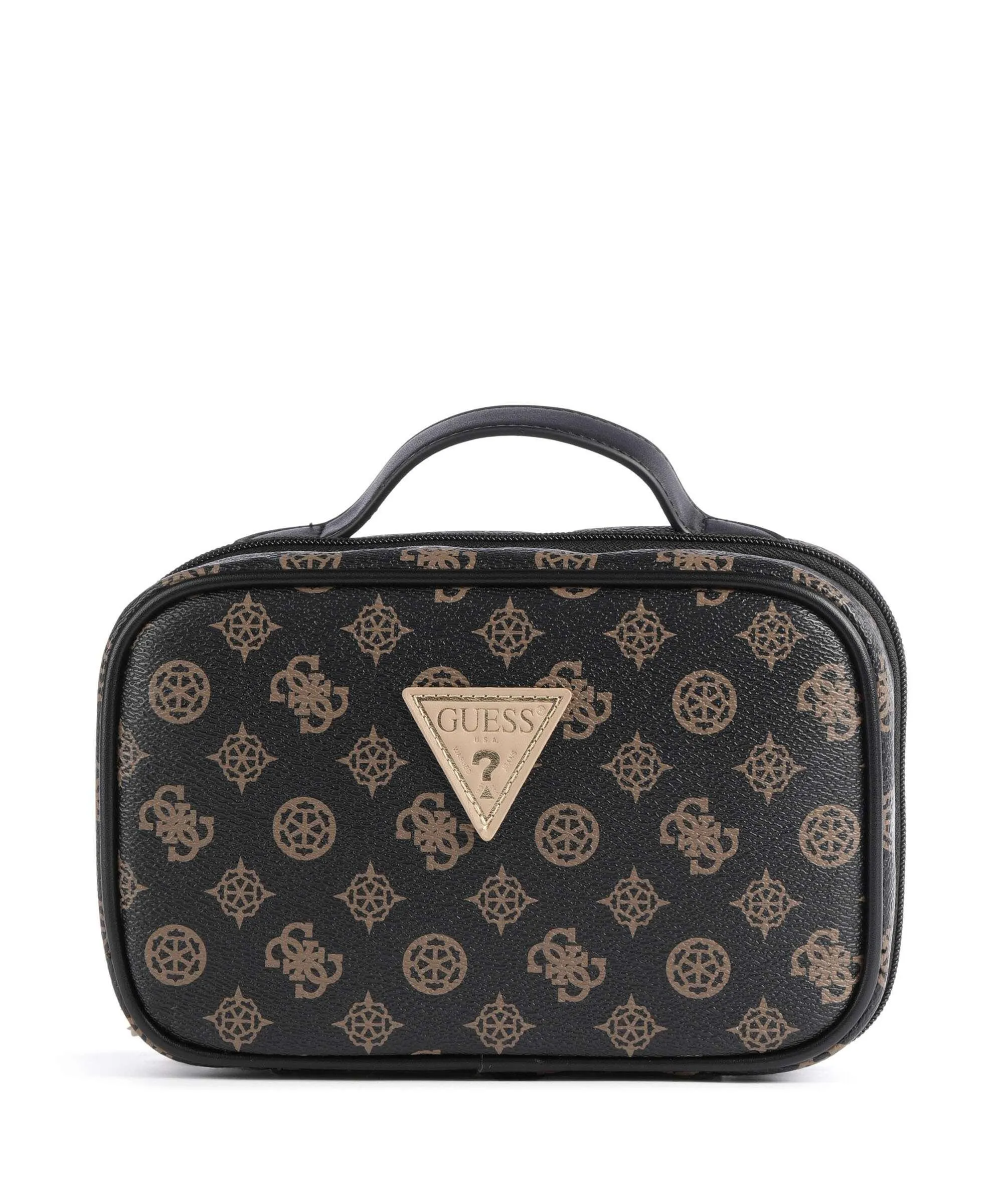  Guess Wilder Borsa da toilette marrone scuro 22 cm  