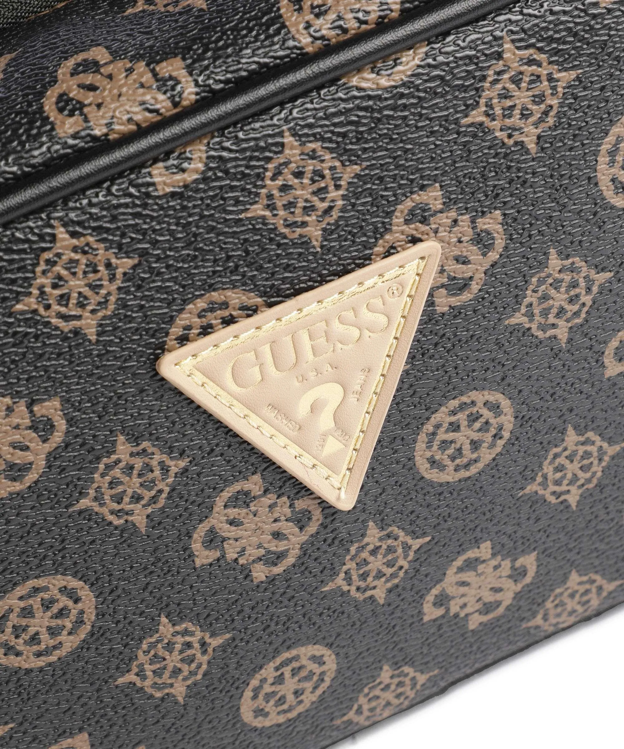  Guess Wilder Borsa da toilette marrone scuro 22 cm  