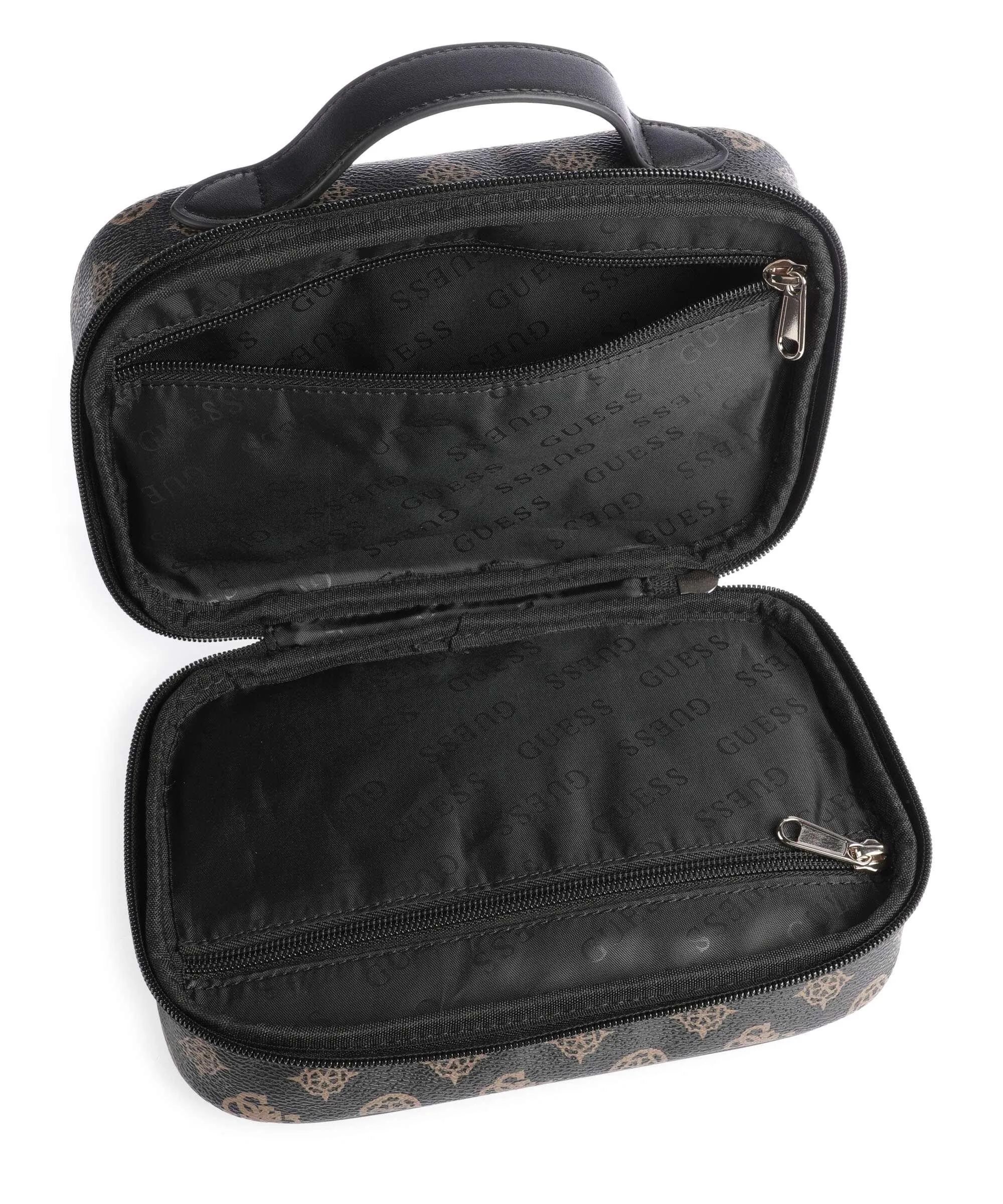  Guess Wilder Borsa da toilette marrone scuro 22 cm  