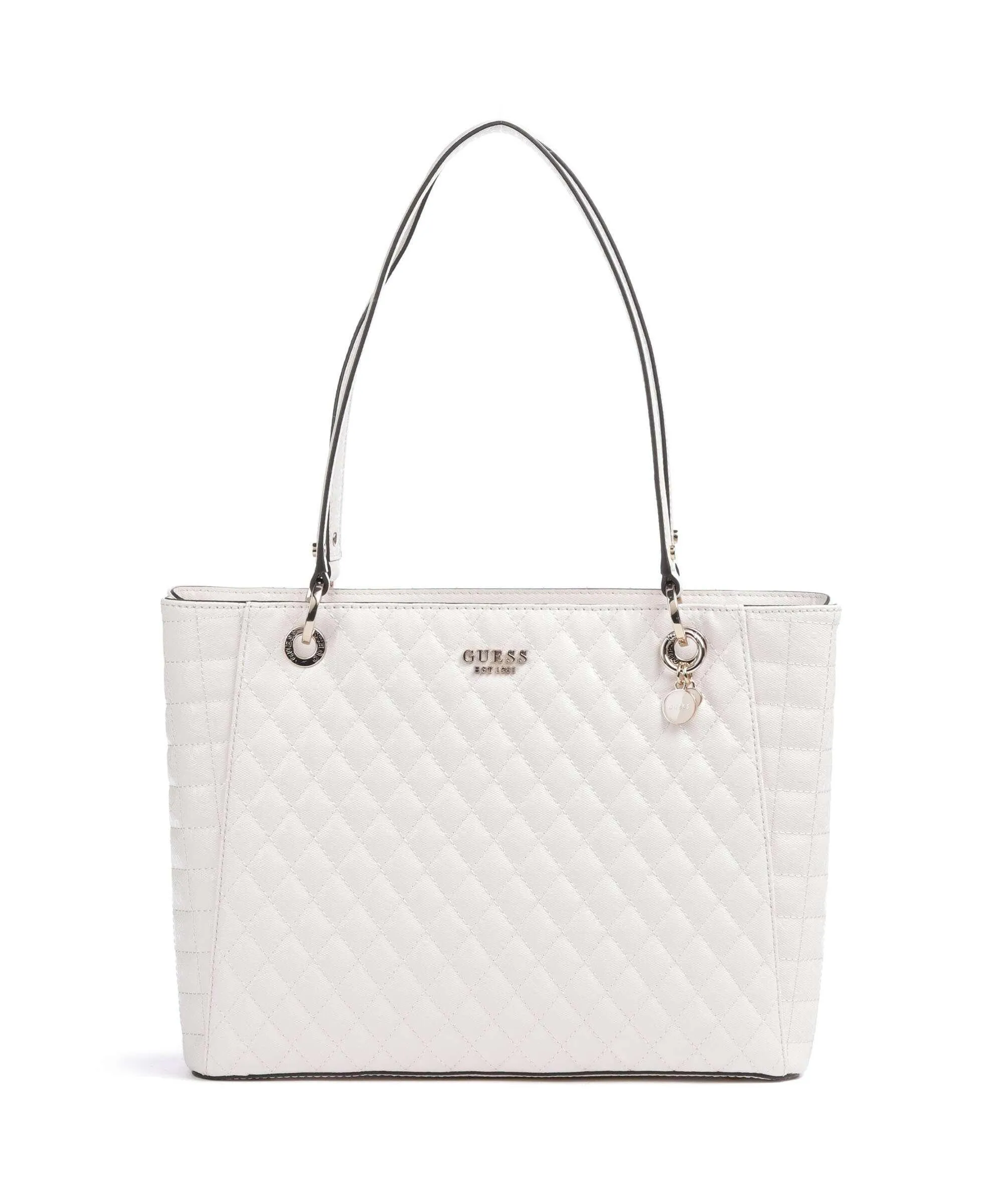  Guess Yarmilla Borsa shopper pelle sintetica bianco  