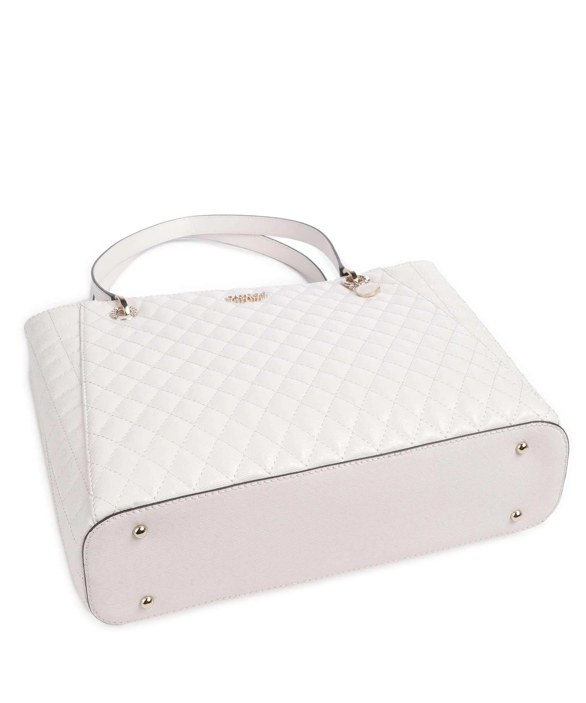  Guess Yarmilla Borsa shopper pelle sintetica bianco  