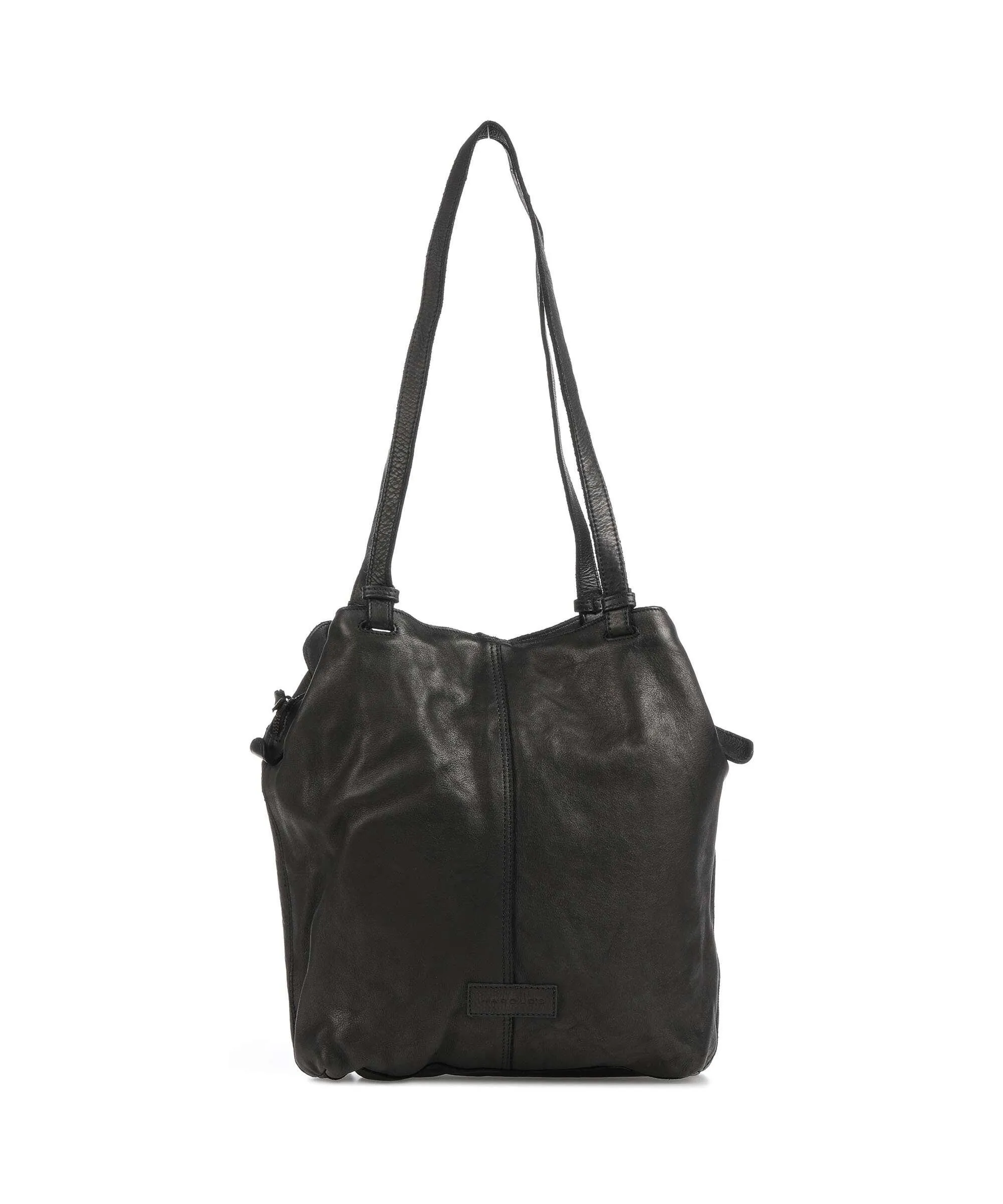  Harold's Submarine Borsa shopper pelle di vacchetta finemente grana nero  