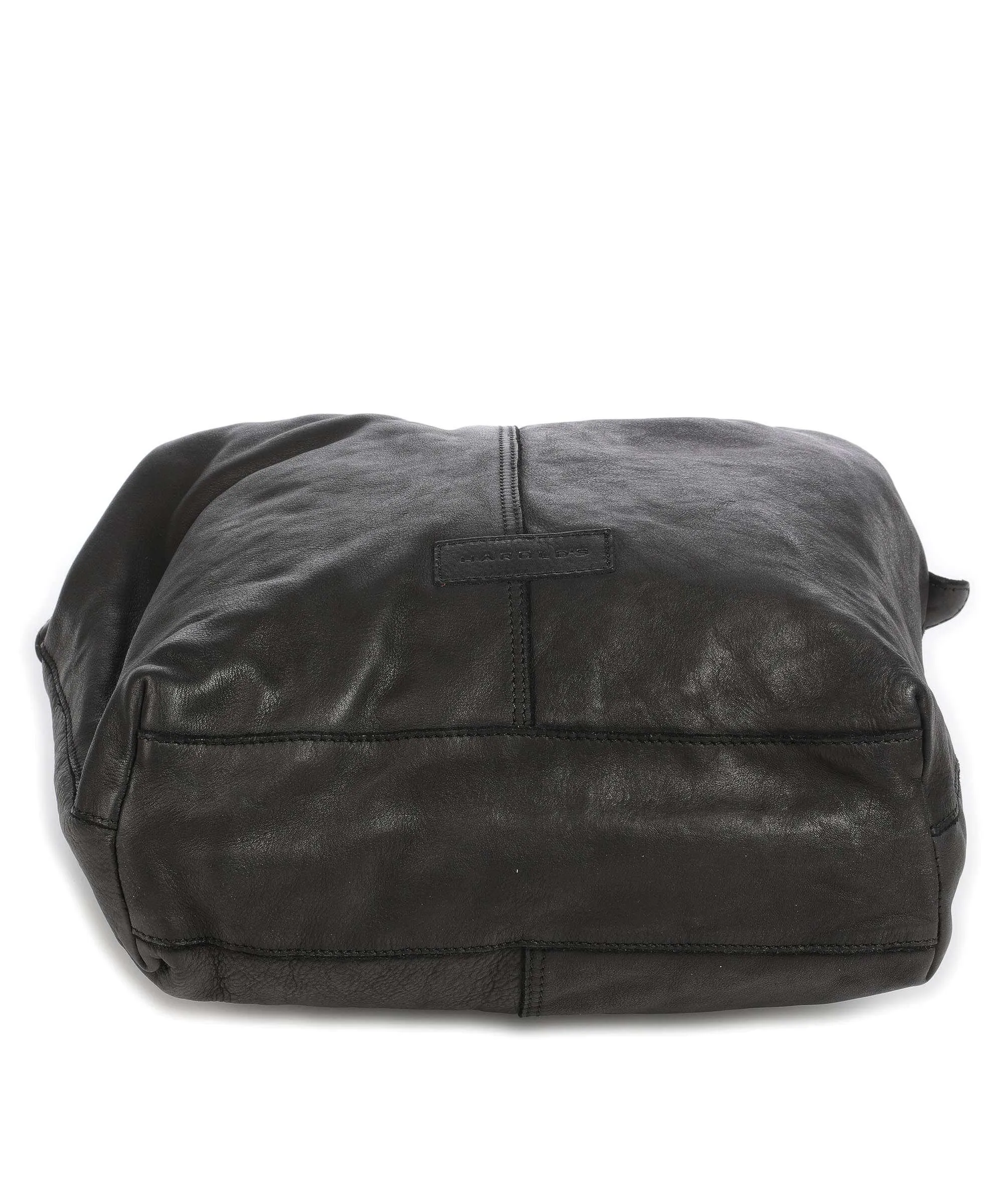 Harold's Submarine Borsa shopper pelle di vacchetta finemente grana nero  