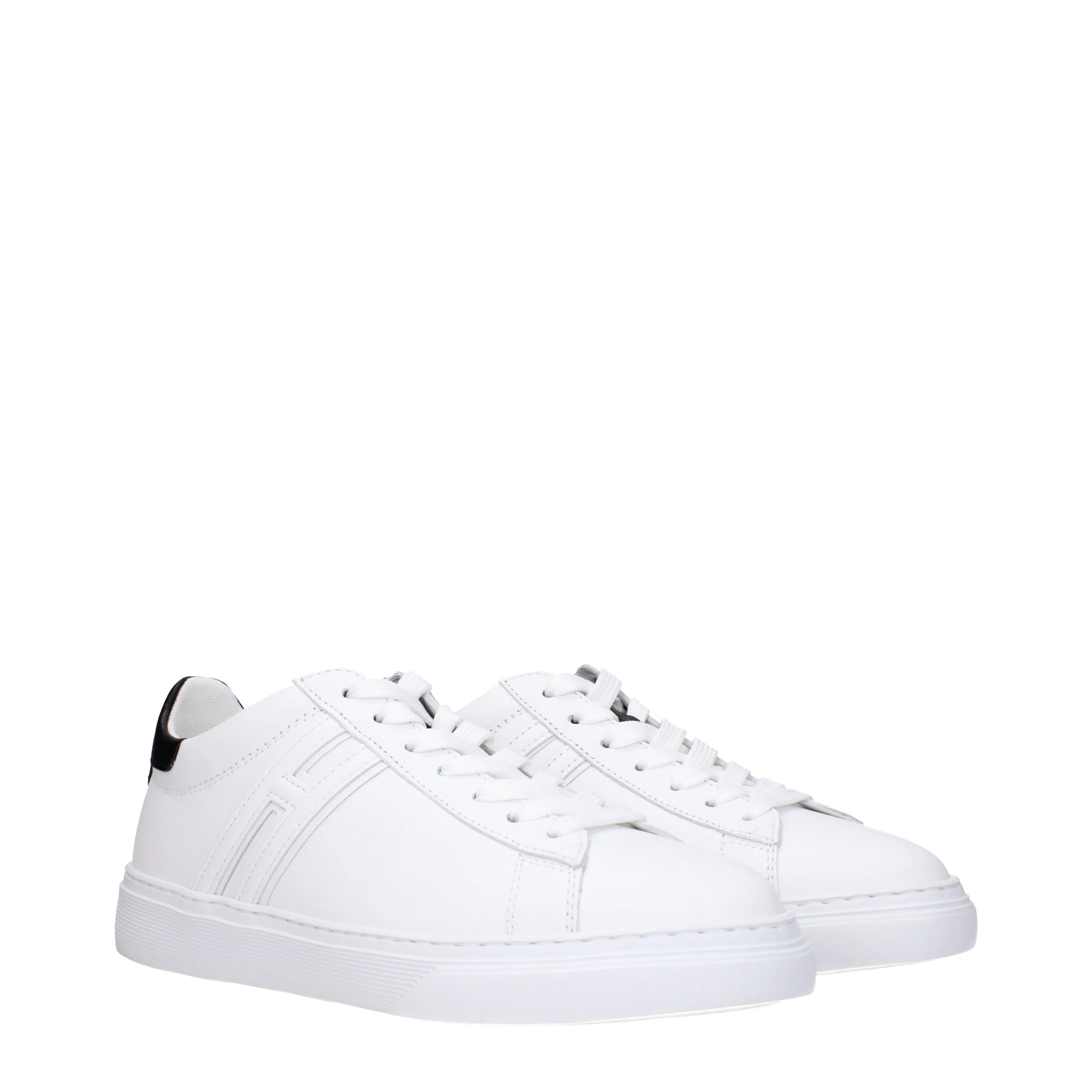 Hogan Sneakers H365 Uomo Pelle Bianco/Nero